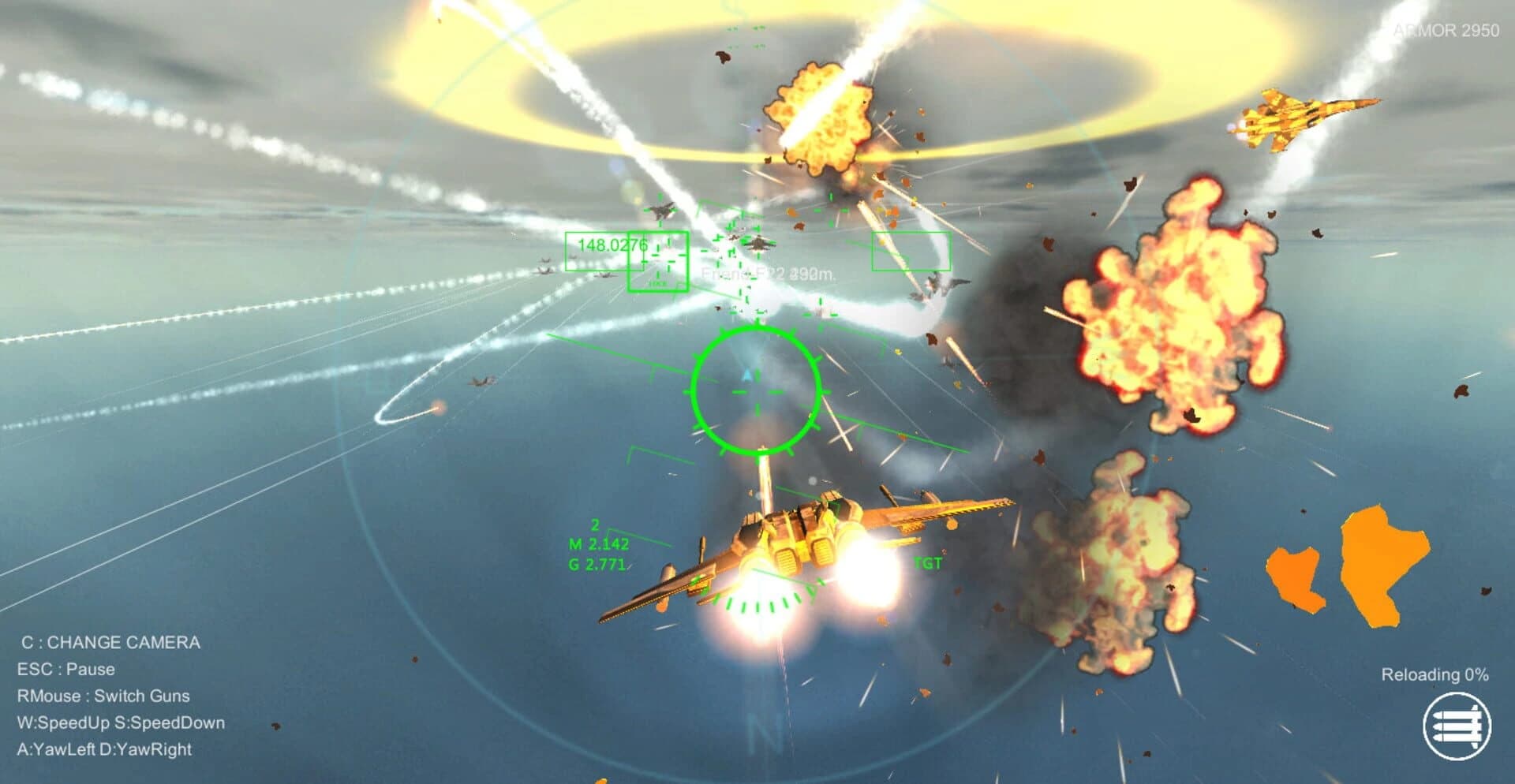 SkyGameChanger-AirCombat II- screenshot 2