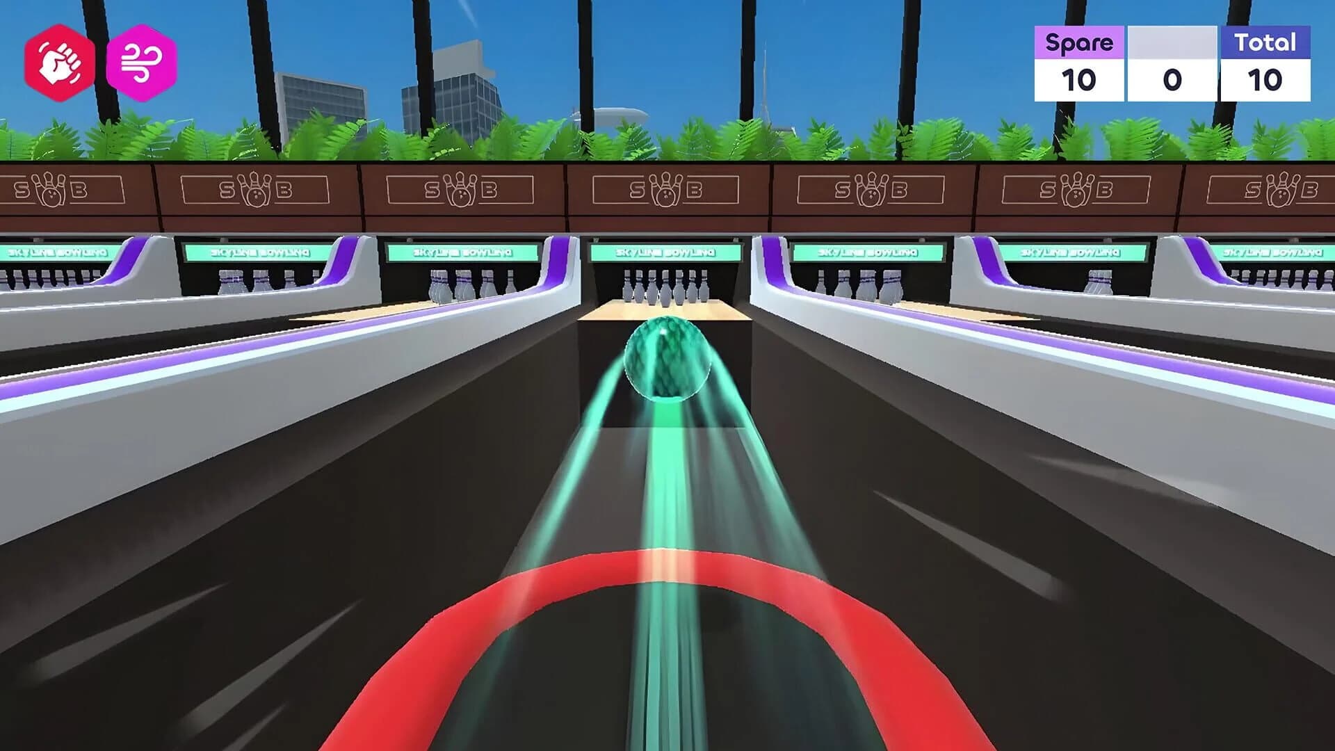 Skyline Bowling: Light Style screenshot 1