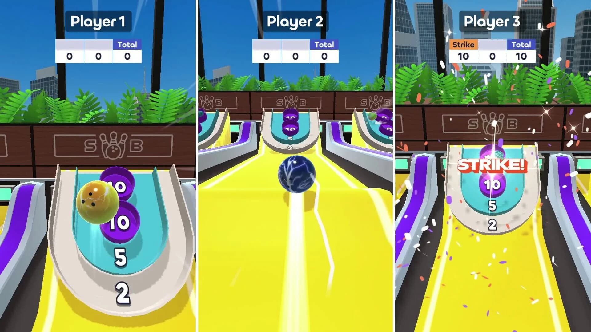Skyline Bowling: Light Style screenshot 4