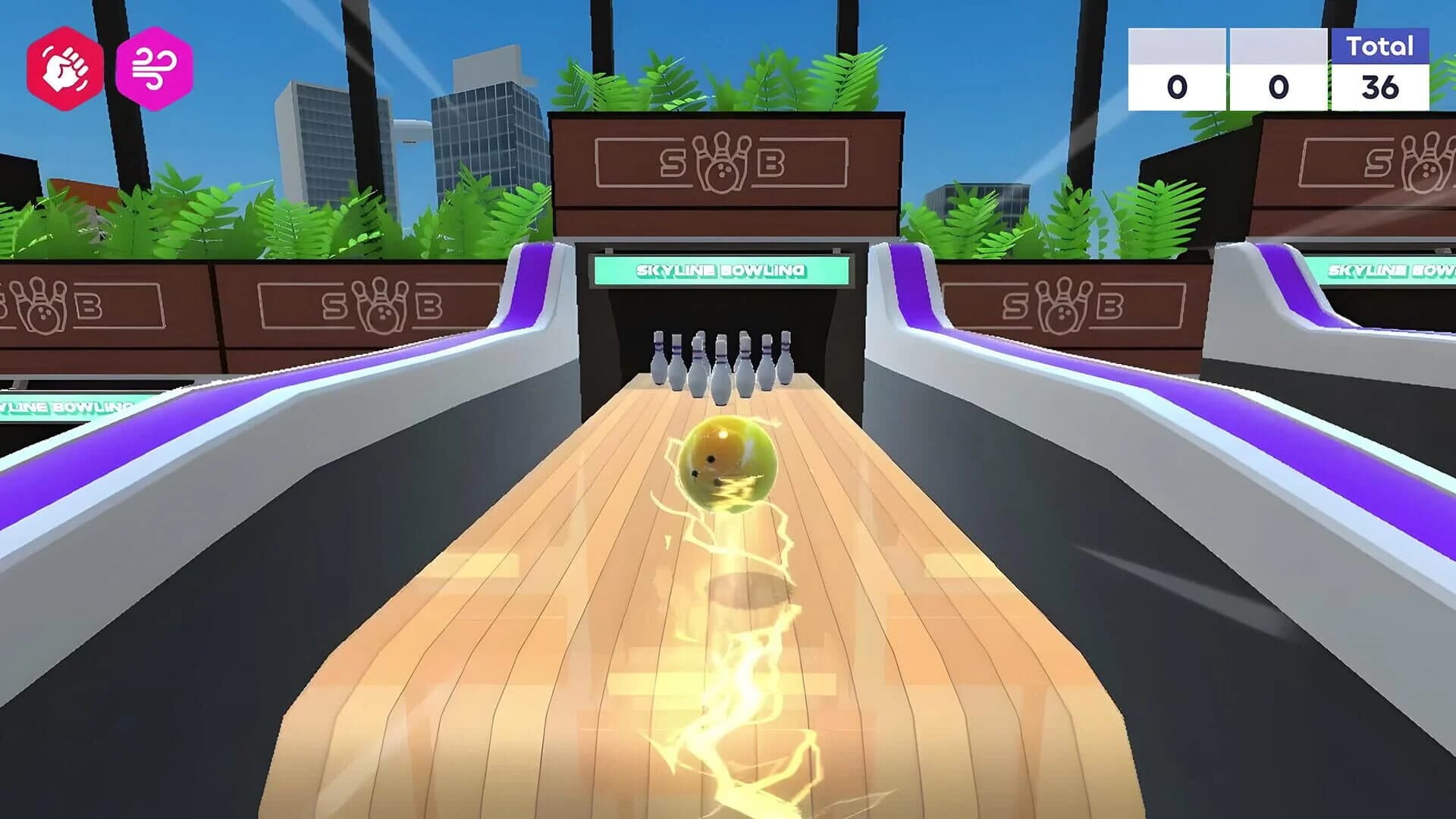 Skyline Bowling: Light Style screenshot 2