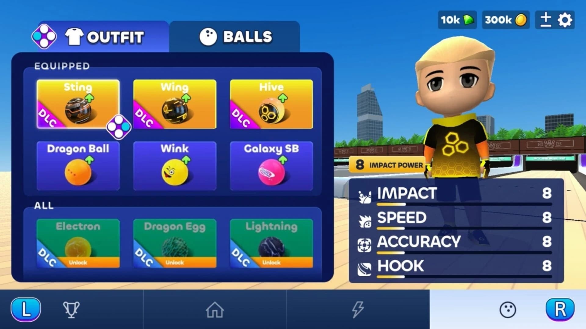 Skyline Bowling: Split Edition screenshot 2