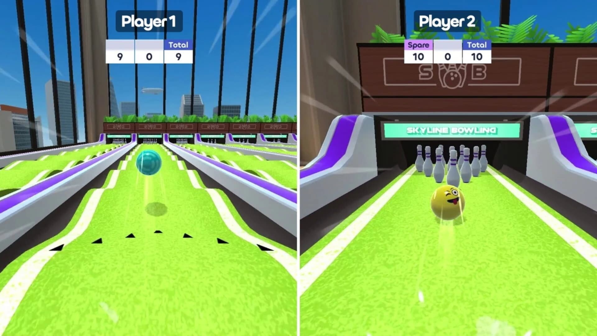 Skyline Bowling: Split Edition screenshot 5