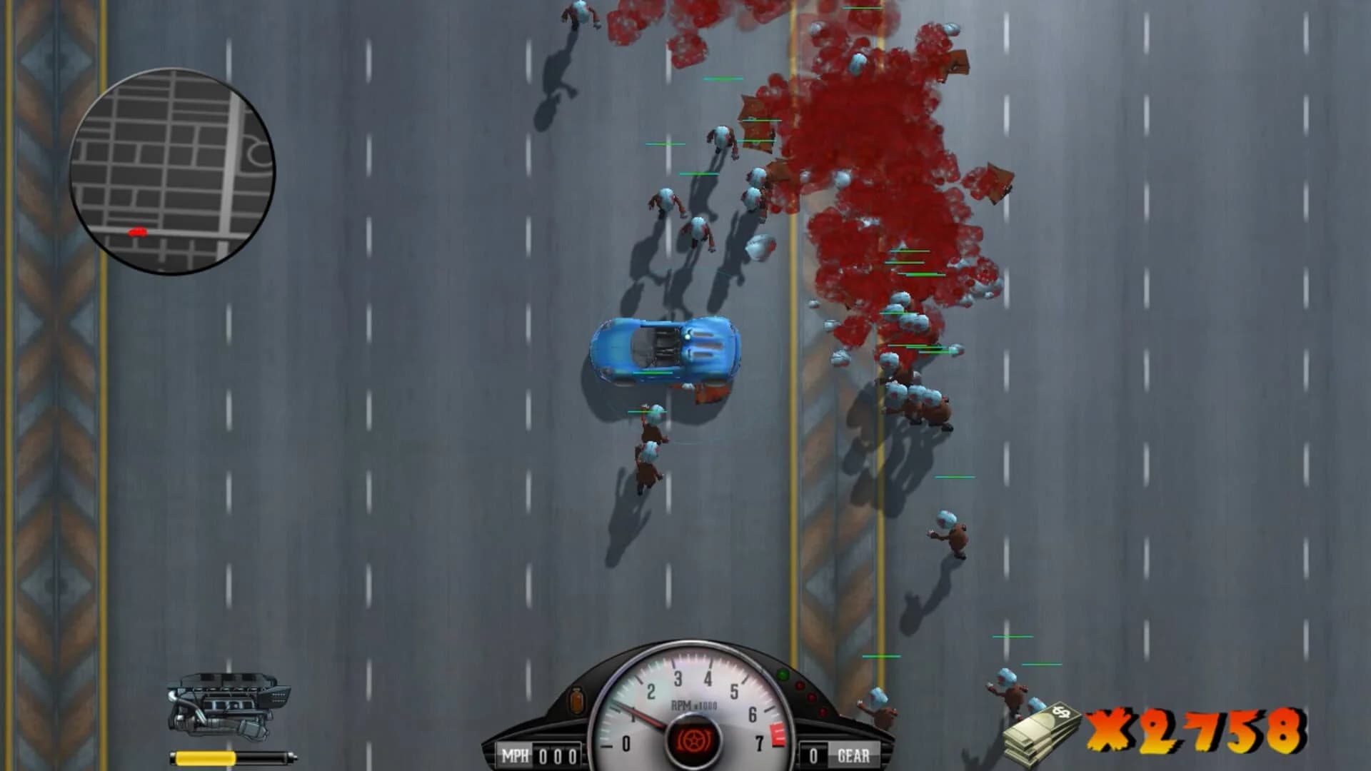 Slice Zombies for Kinect screenshot 2