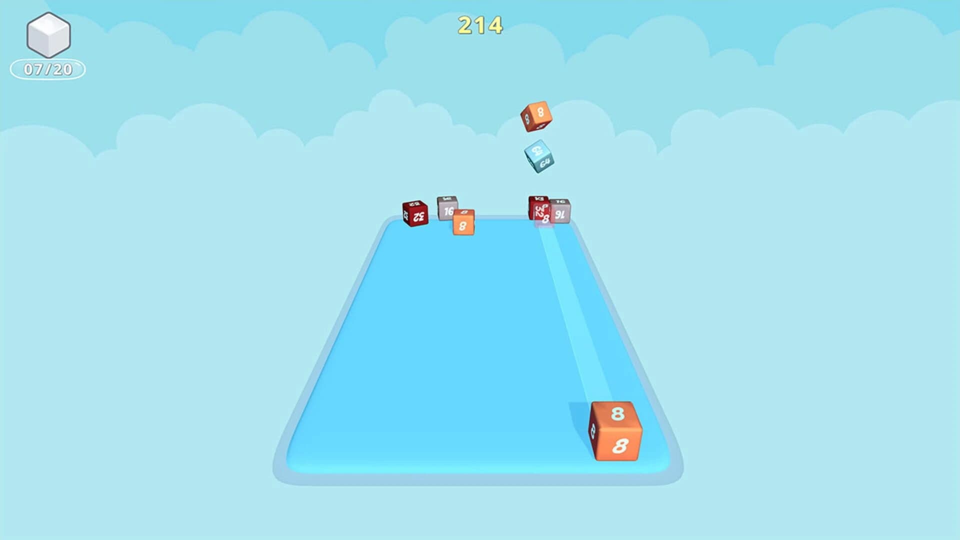 Sliding Cubes 2048 Mania screenshot 1