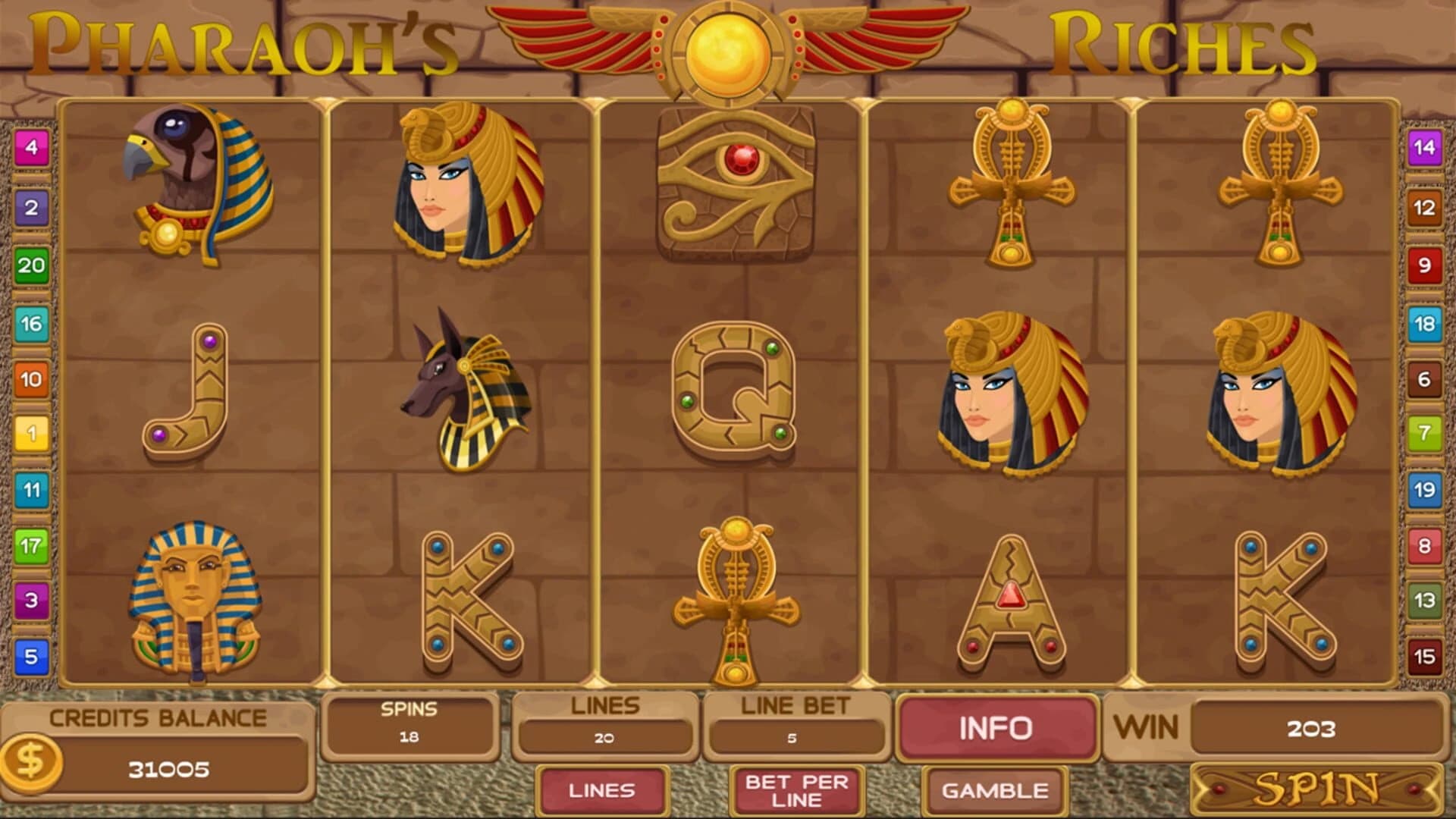 Slots - Pharaoh's Riches screenshot 3