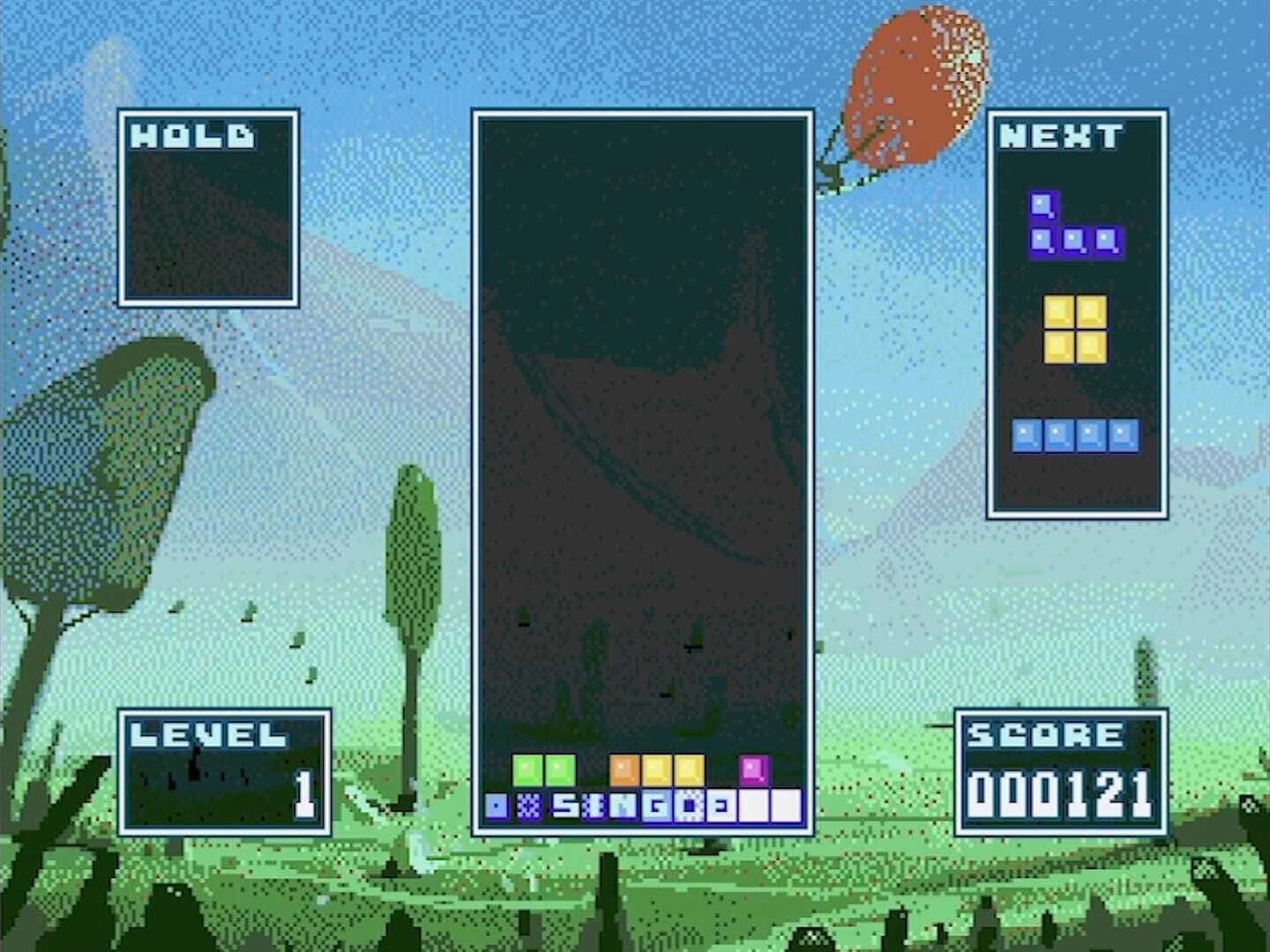 Slurpee x Tetris Handheld Game screenshot 1