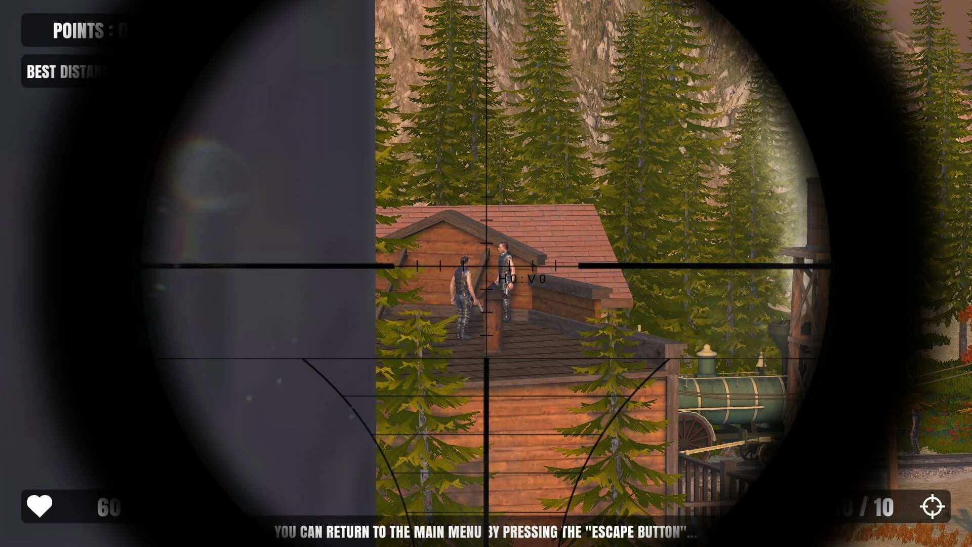 Sniper Wild West Shooting Simulator screenshot 1
