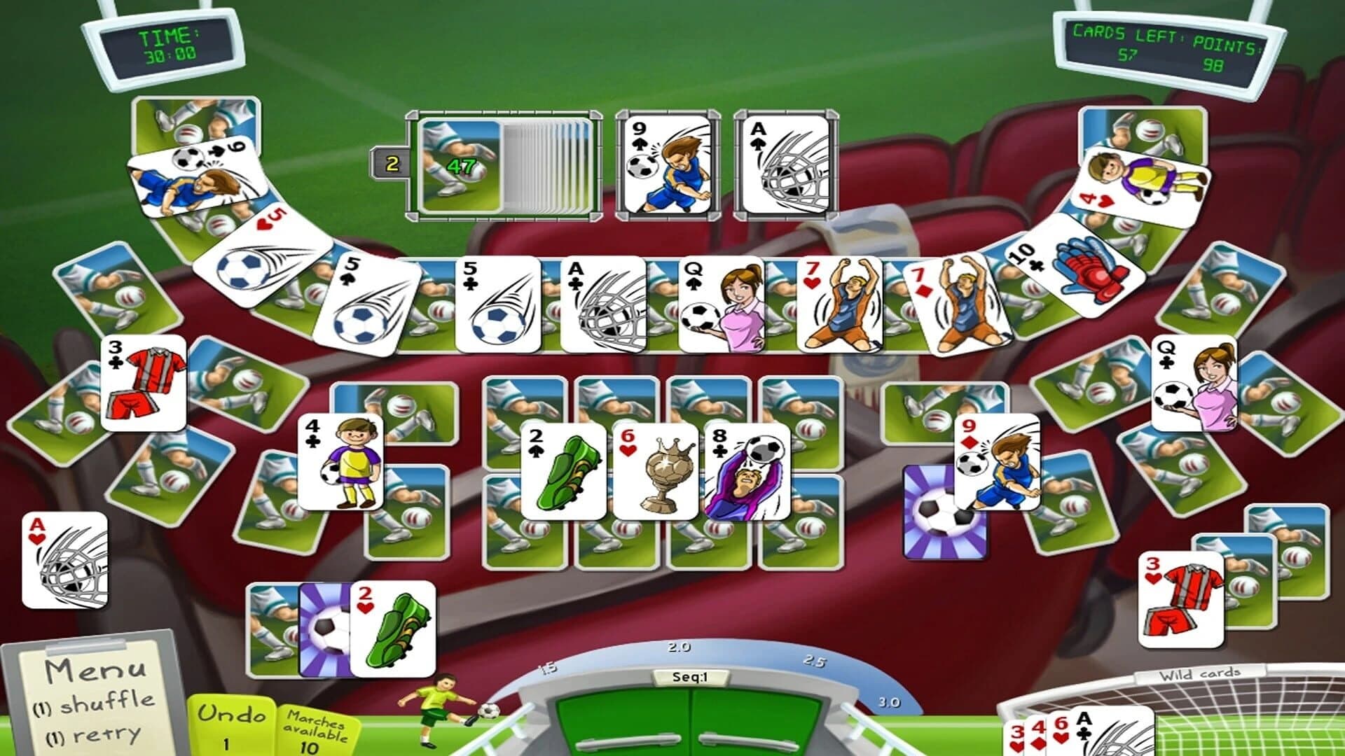Soccer Cup Solitaire screenshot 2