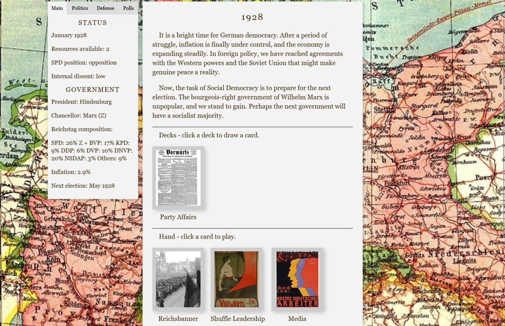 Social Democracy: An Alternate History screenshot 1