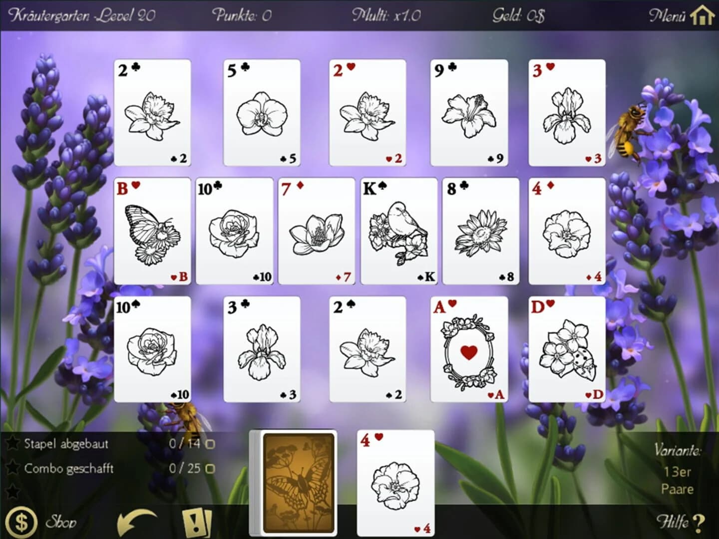 Solitaire: Beautiful Garden Season screenshot 3