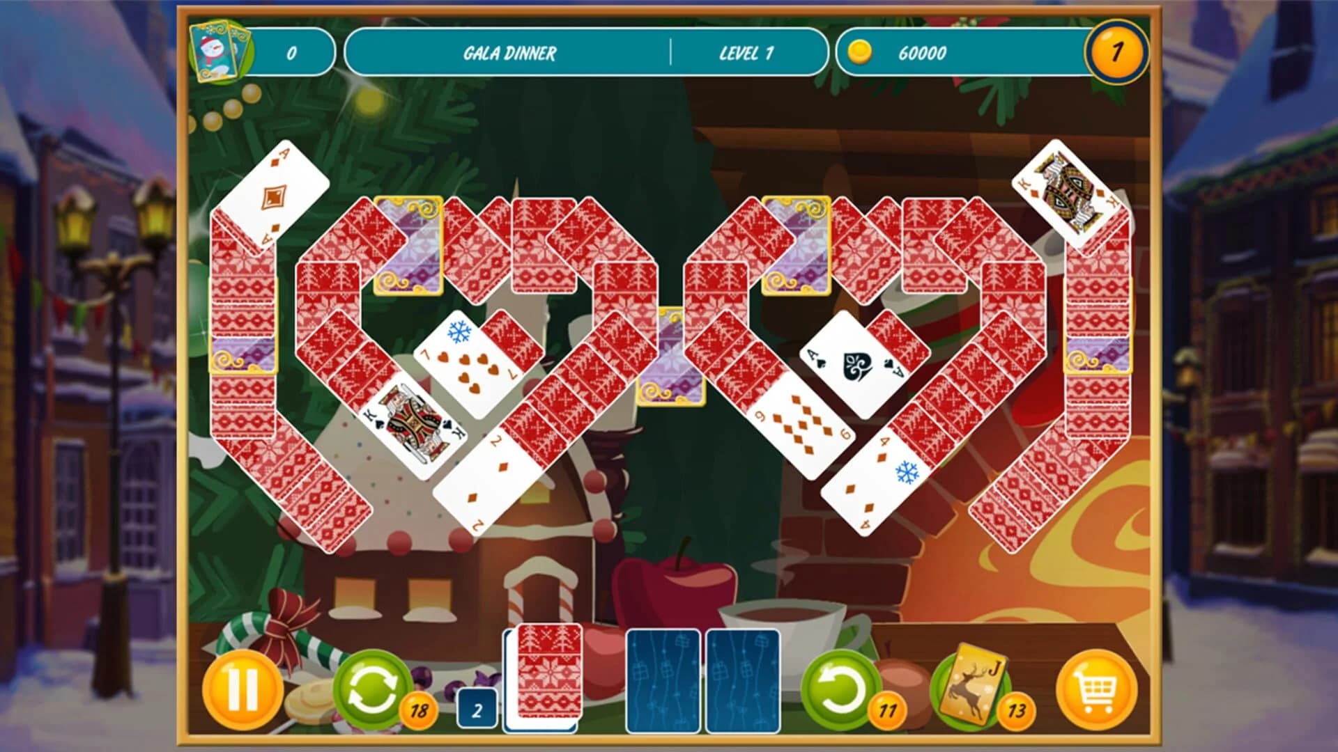 Solitaire Christmas: Match 2 Cards screenshot 3