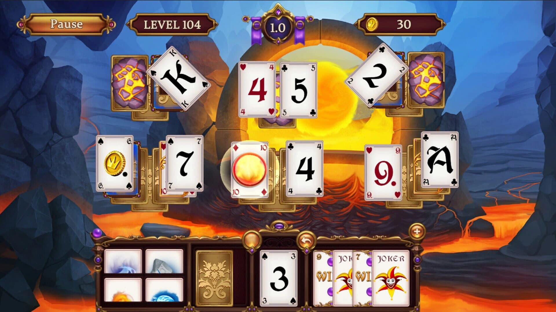 Solitaire: Elemental Wizards screenshot 3
