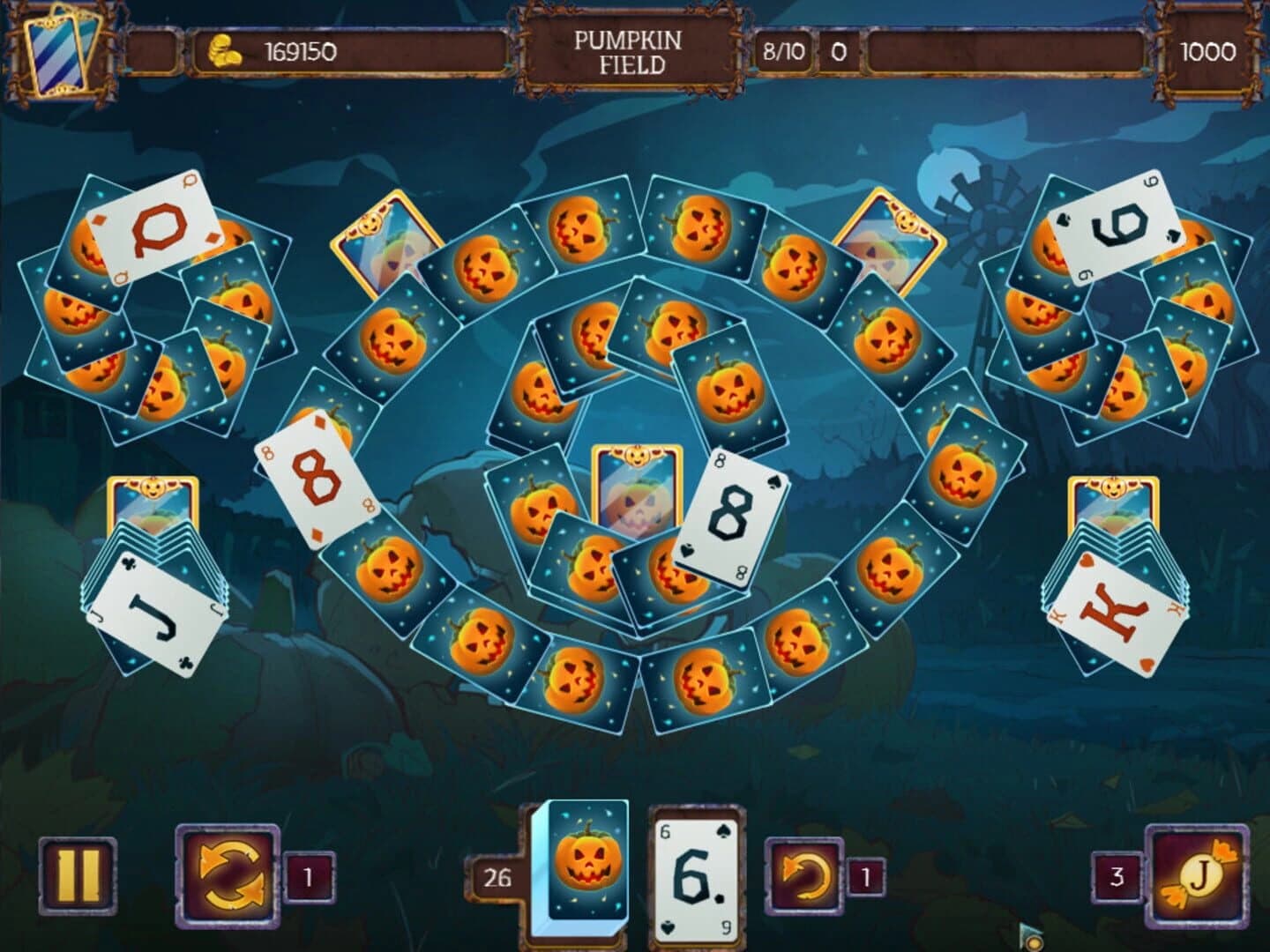 Solitaire Game Halloween 2 screenshot 2
