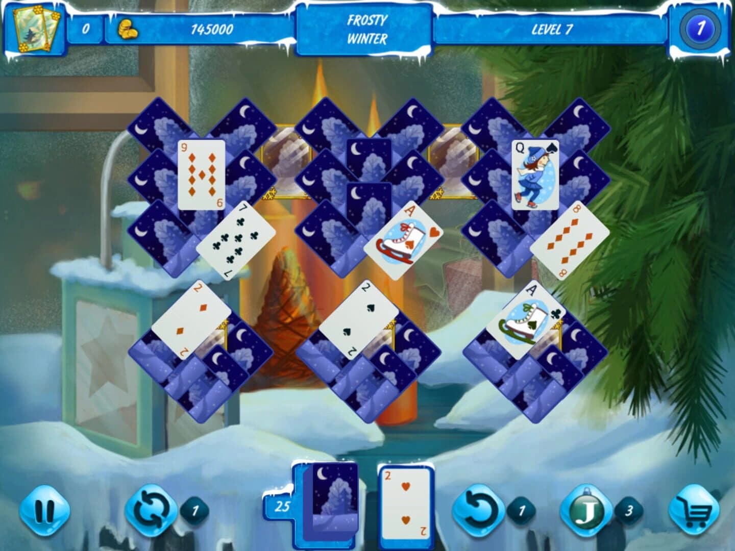 Solitaire: Jack Frost Winter Adventures screenshot 5