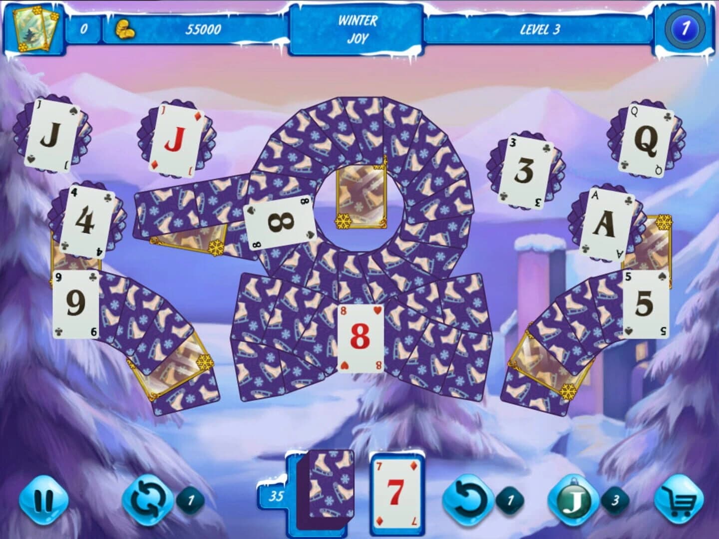 Solitaire Jack Frost: Winter Adventures 2 screenshot 4