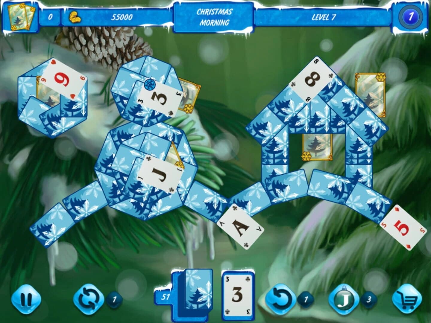 Solitaire Jack Frost: Winter Adventures 2 screenshot 1