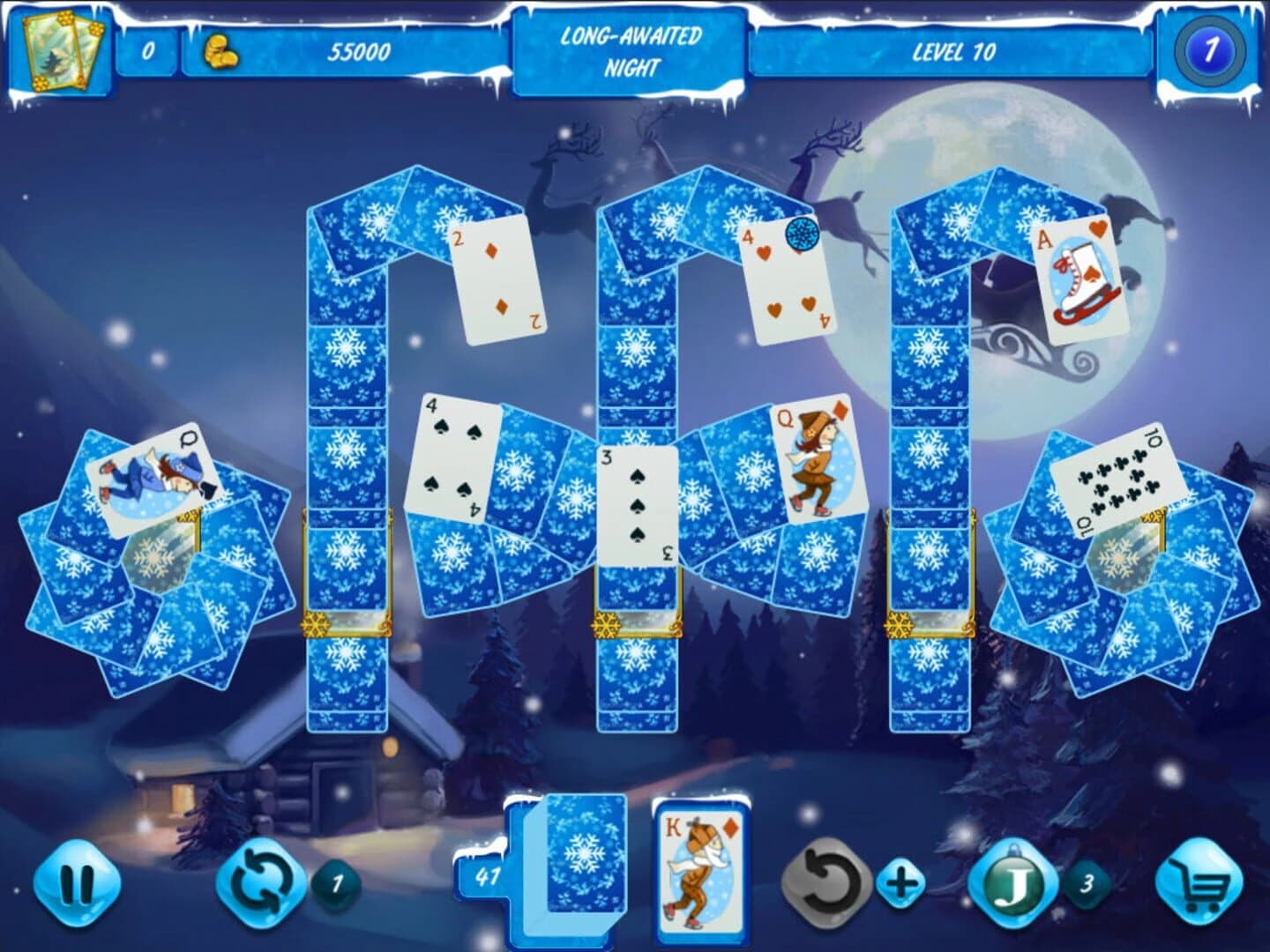 Solitaire Jack Frost: Winter Adventures 2 screenshot 3