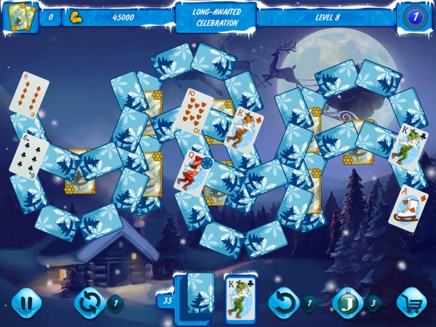 Solitaire Jack Frost: Winter Adventures 3 screenshot 3