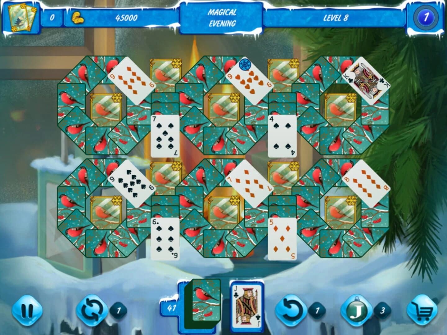 Solitaire Jack Frost: Winter Adventures 3 screenshot 2