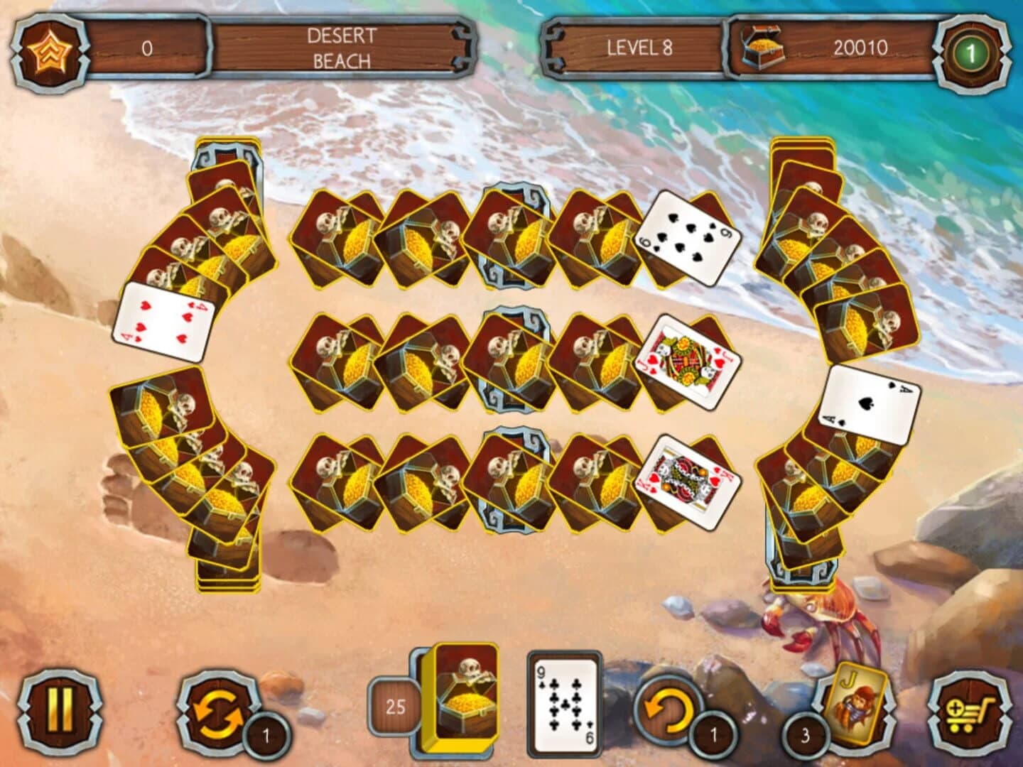 Solitaire Legend of the Pirates screenshot 4