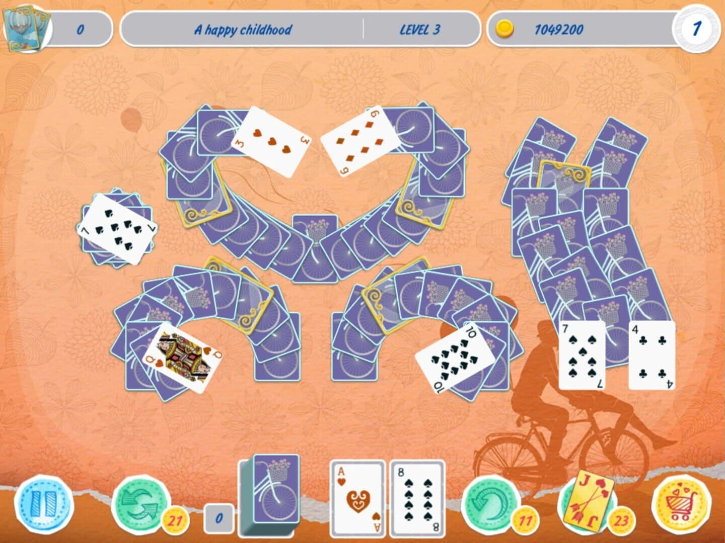 Solitaire: Match 2 Cards - Valentine's Day screenshot 2