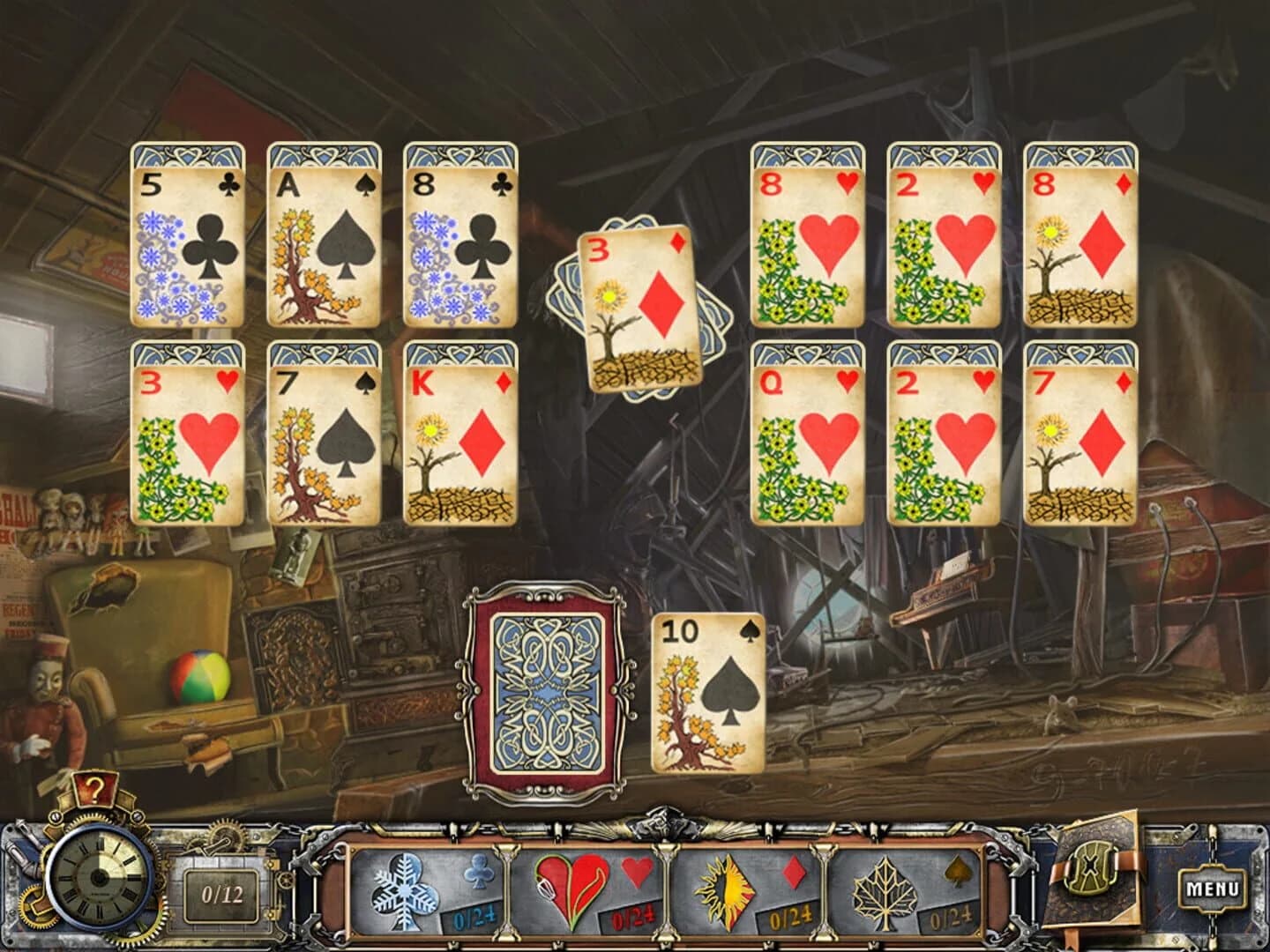 Solitaire Mystery: Four Seasons screenshot 3