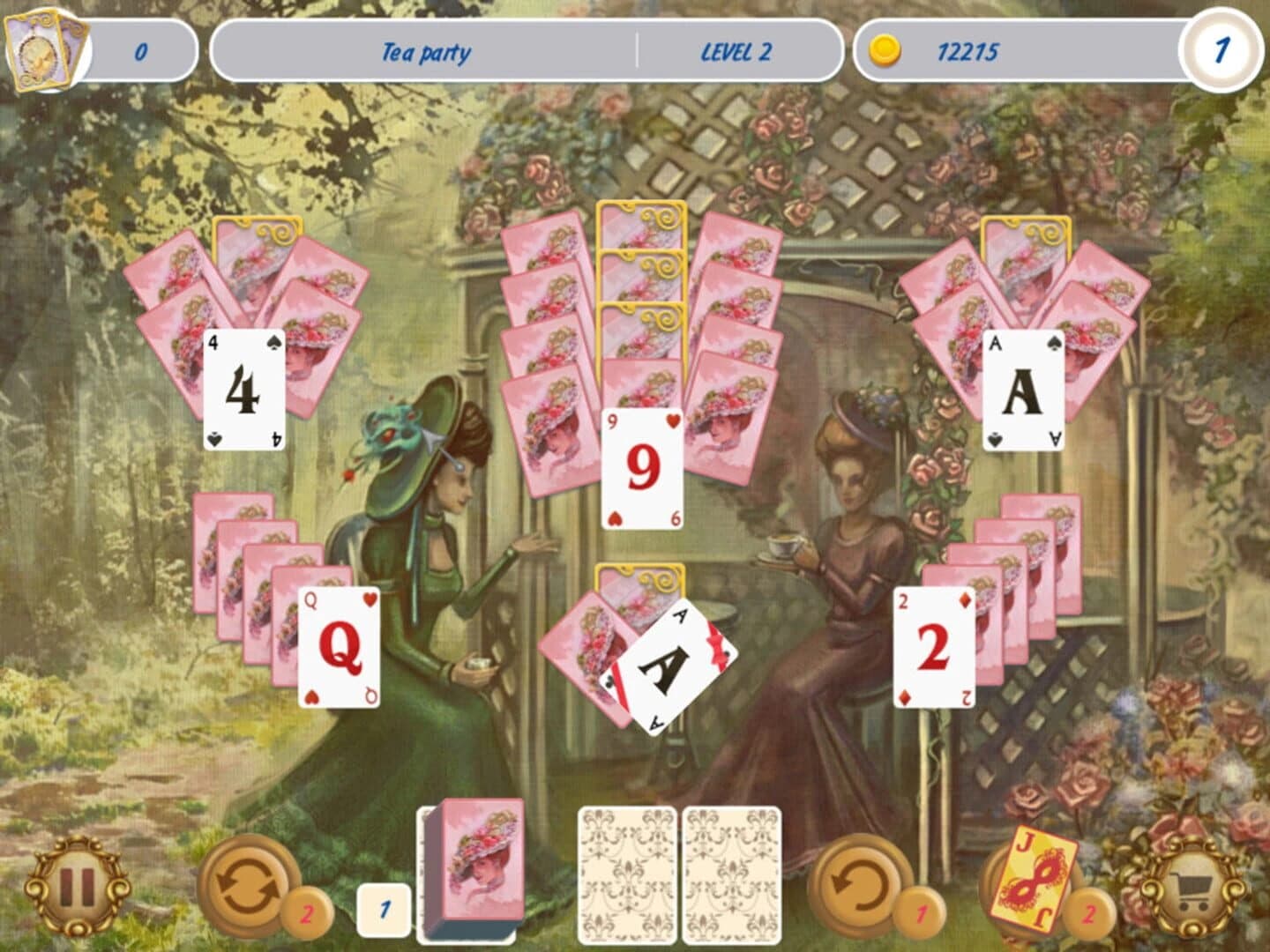 Solitaire: Victorian Picnic screenshot 1