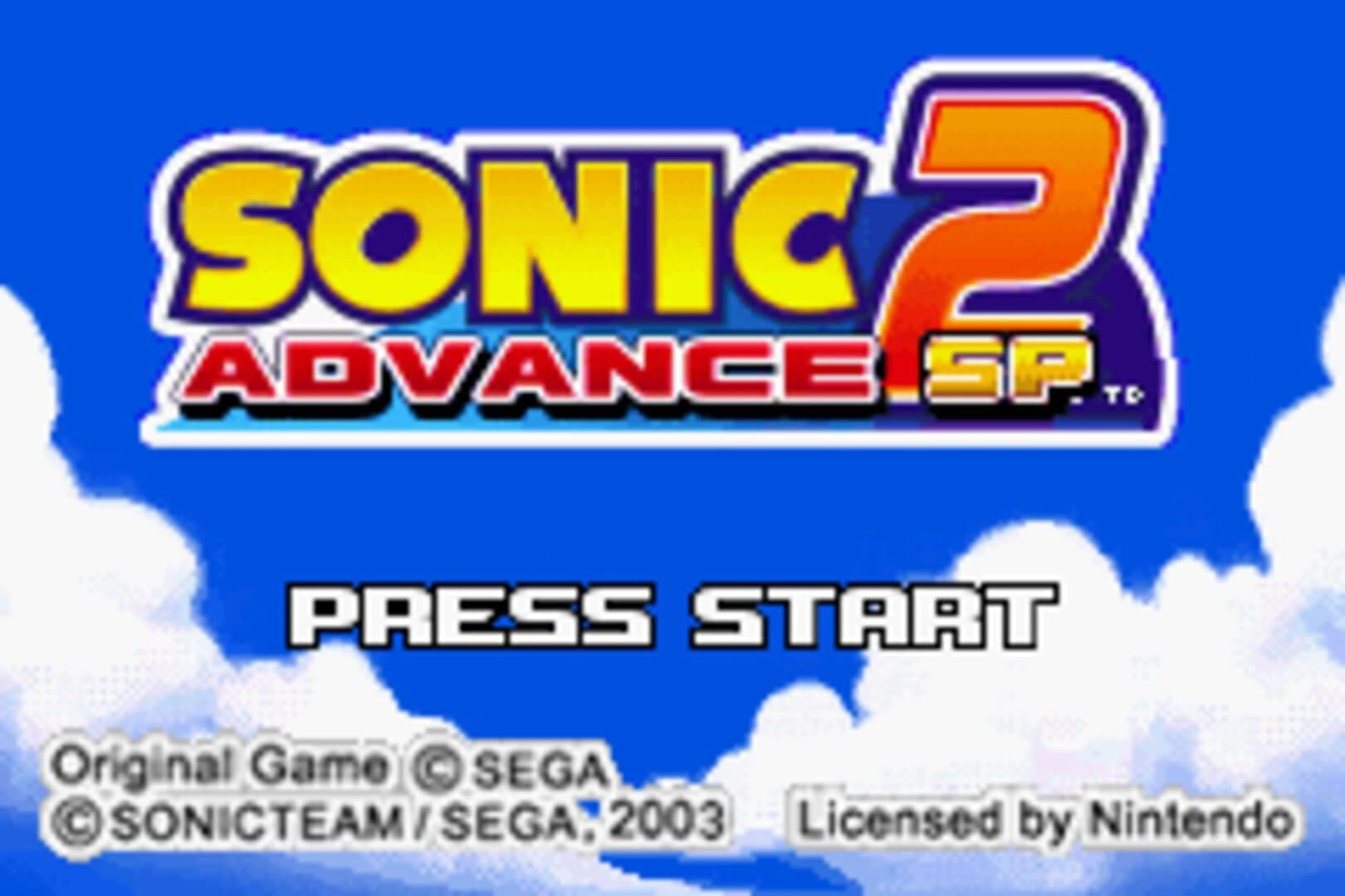 Sonic Advance 2 SP screenshot 1