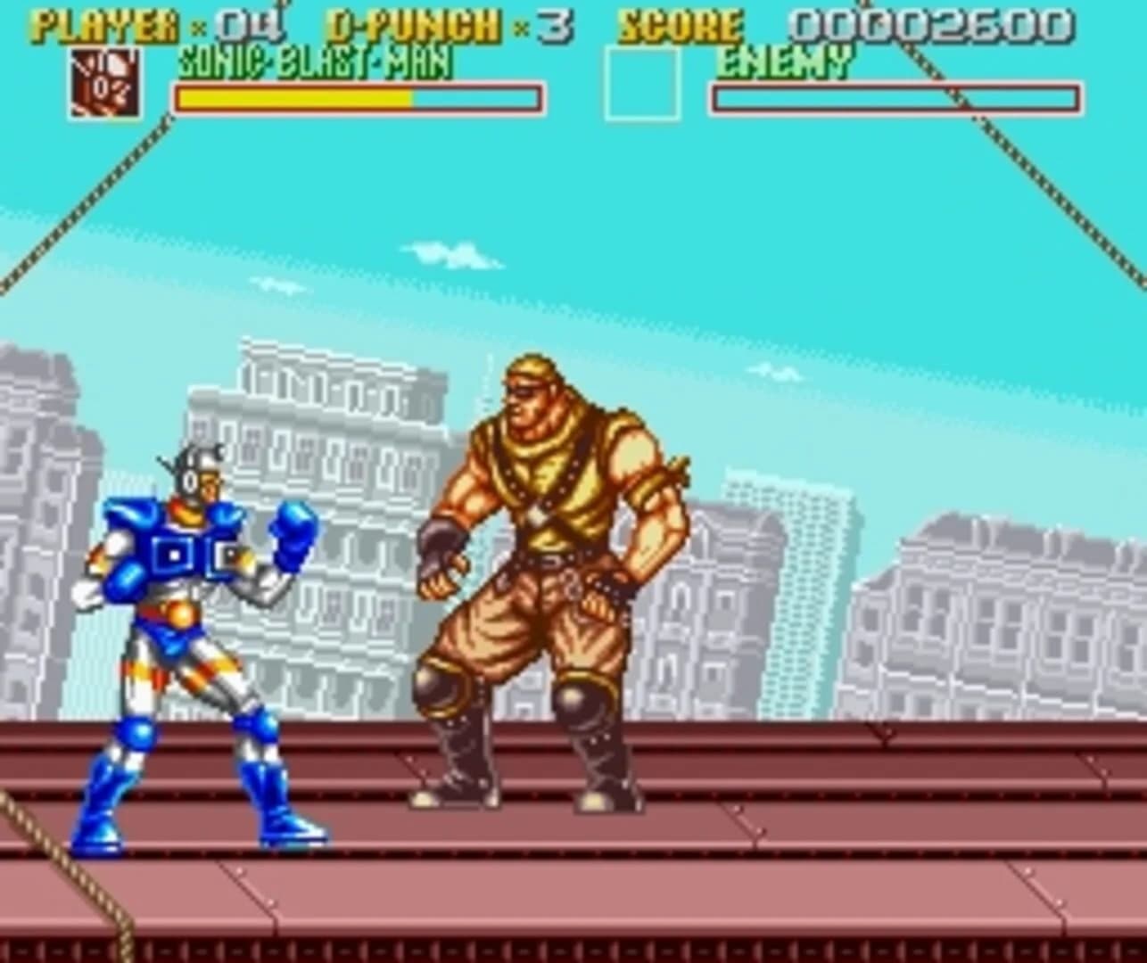 Sonic Blast Man screenshot 1