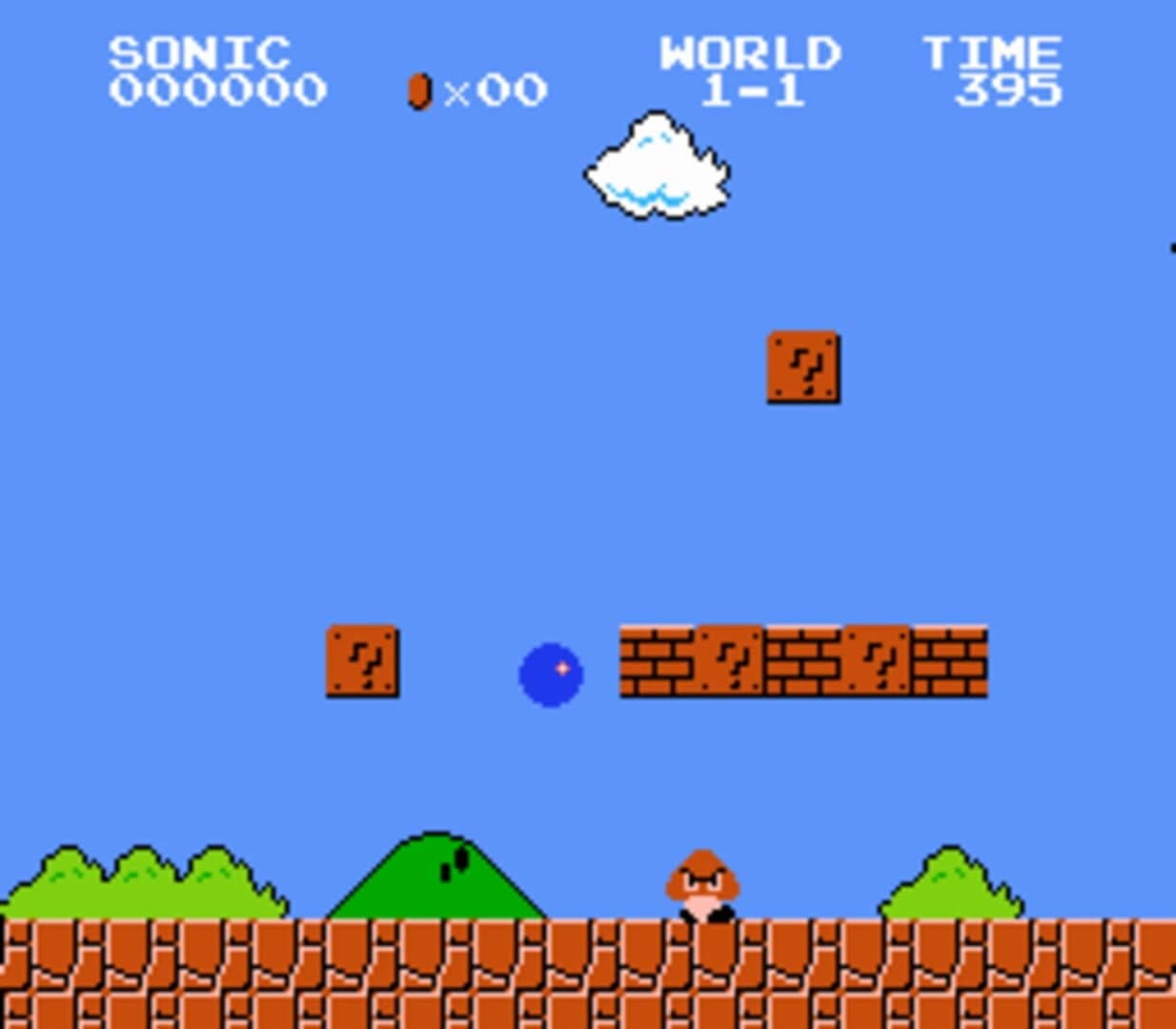 Sonic in Super Mario Bros. screenshot 4
