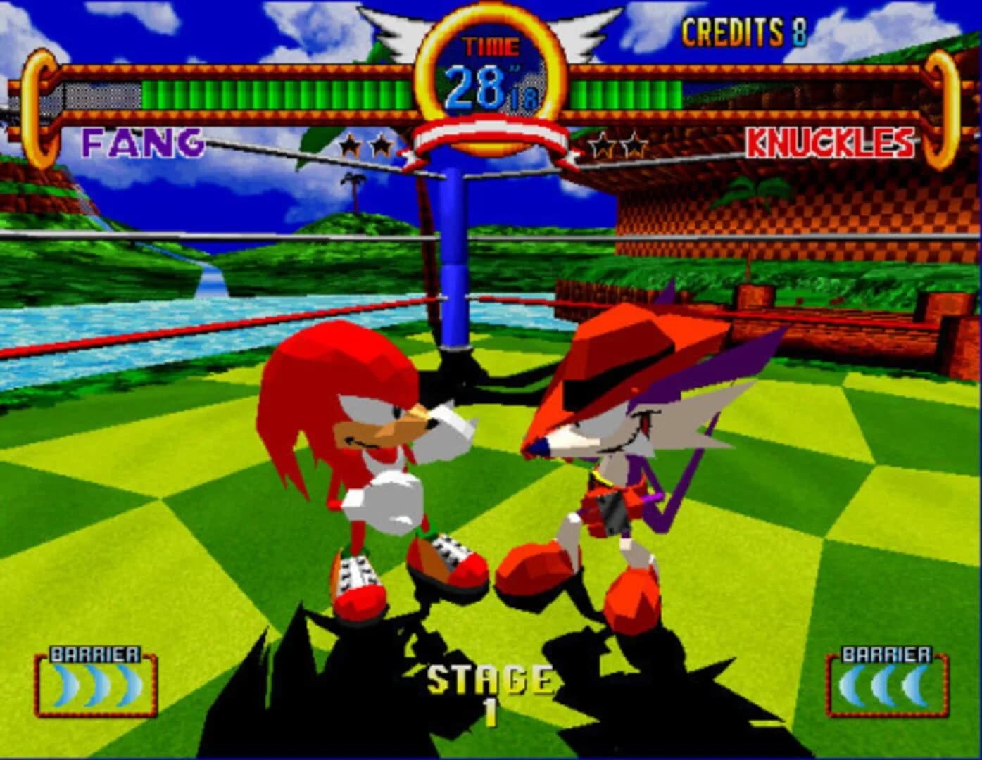 Sonic the Fighters screenshot 1