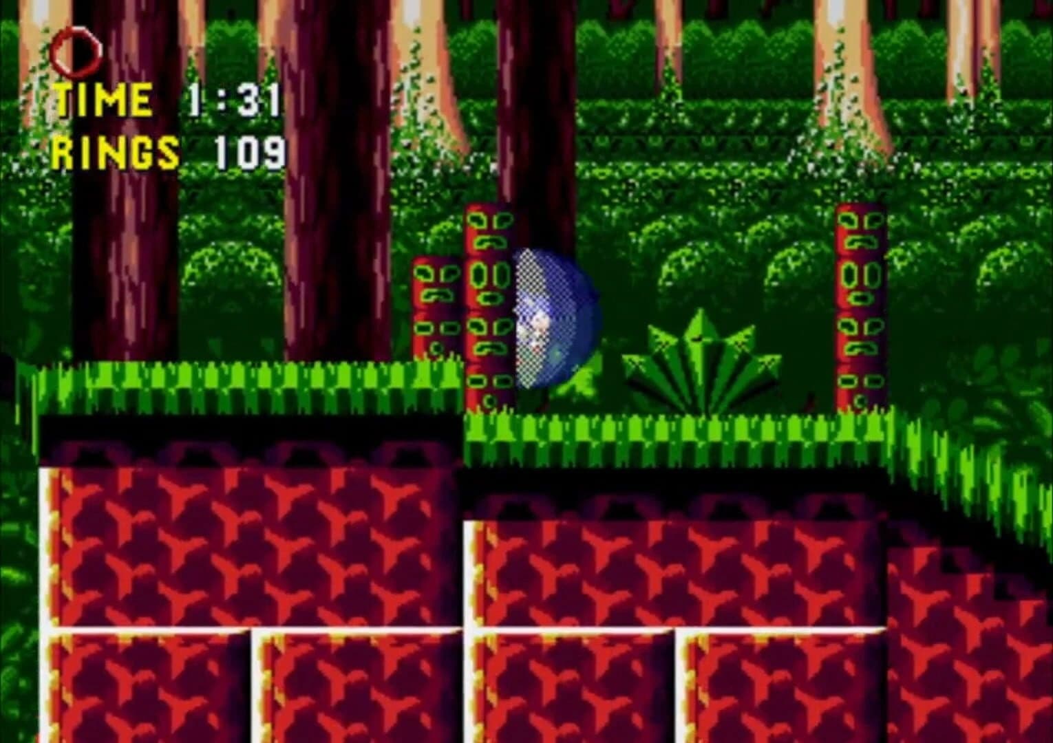 Sonic the Hedgehog in Giant Jungle screenshot 1