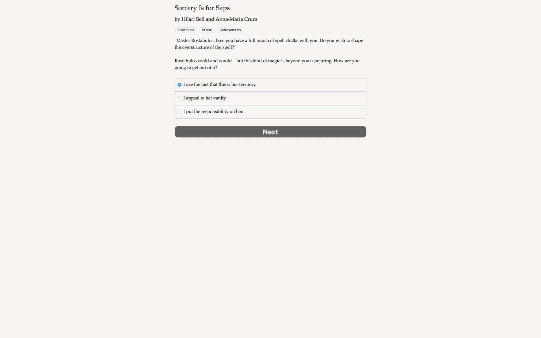 Sorcery Is for Saps screenshot 2