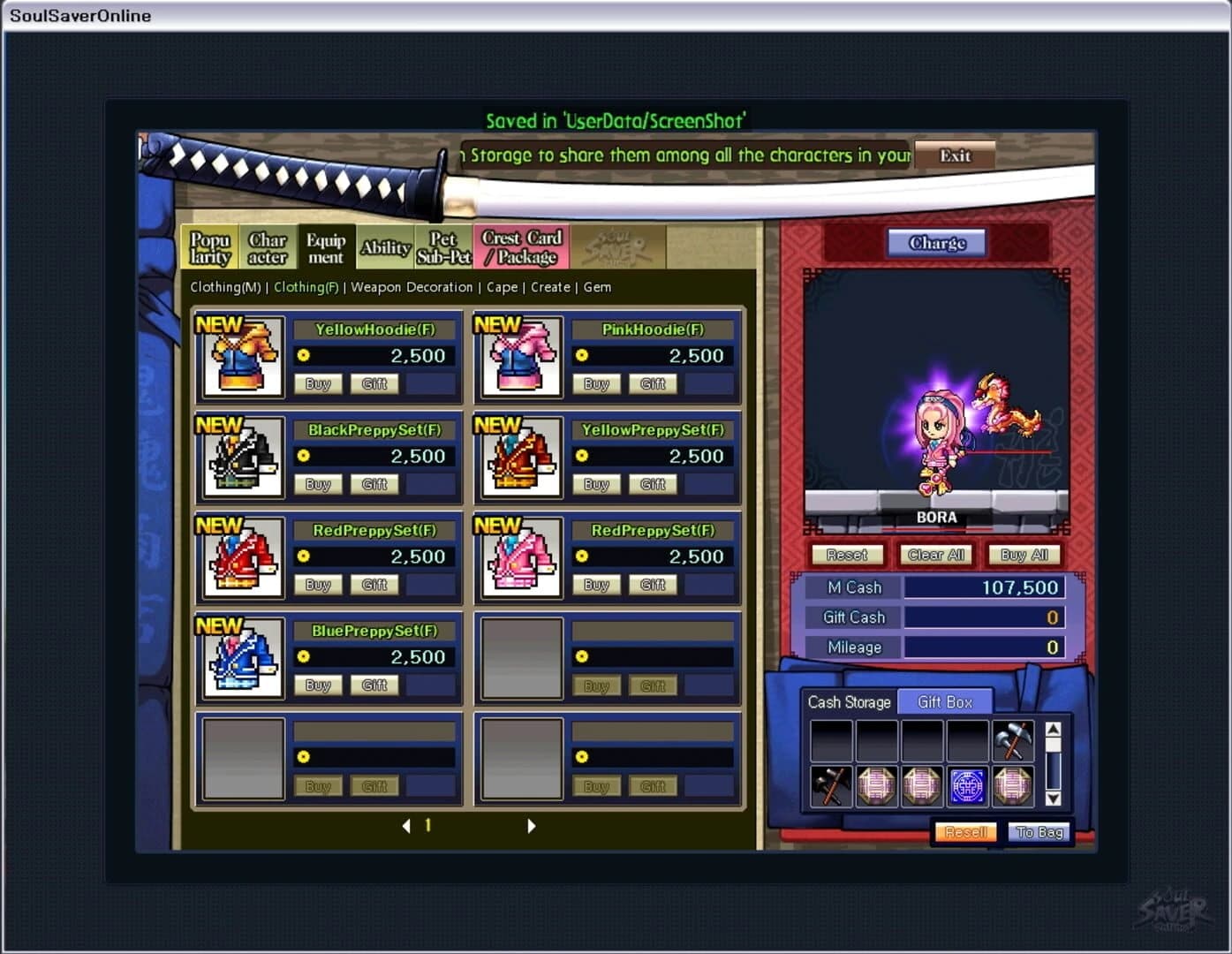 SoulSaverOnline screenshot 2