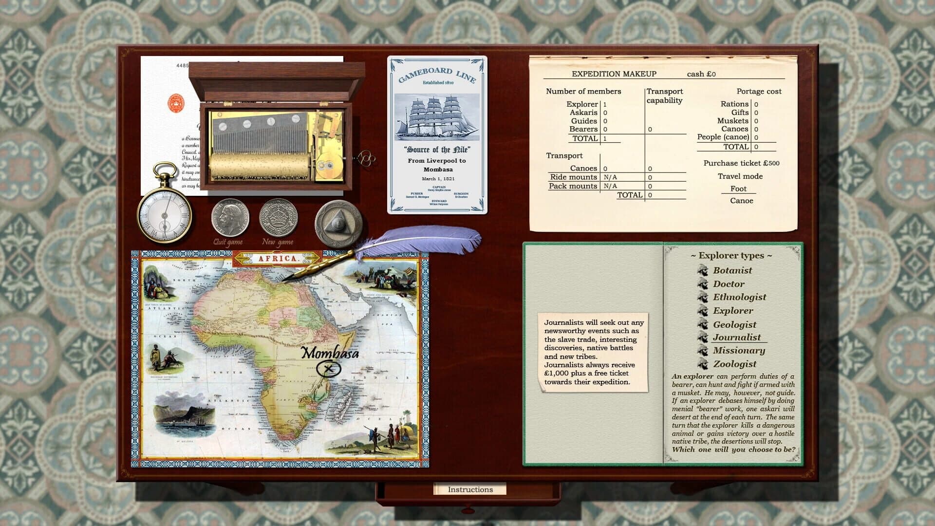 Source of the Nile: Digital Edition screenshot 2
