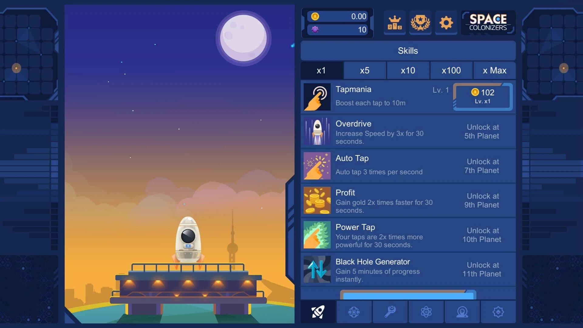 Space Colonizers Idle Clicker screenshot 2