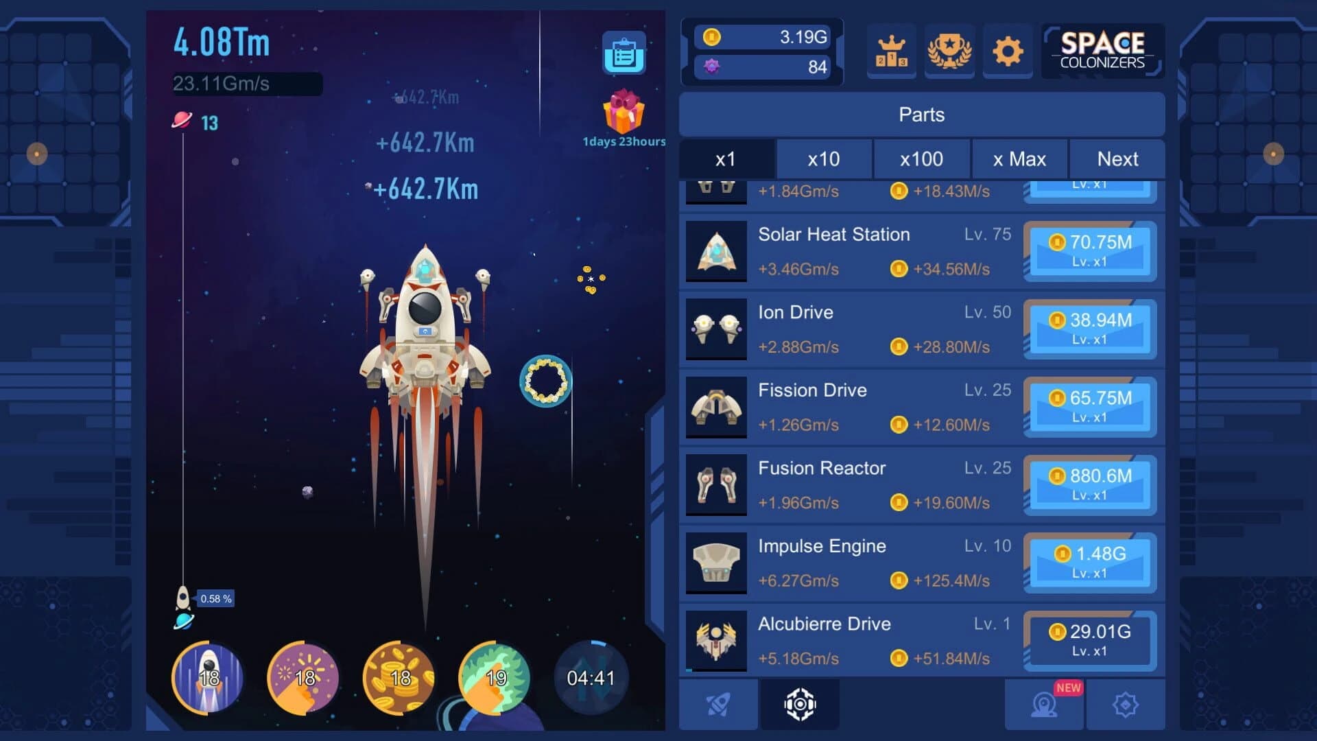 Space Colonizers Idle Clicker screenshot 3