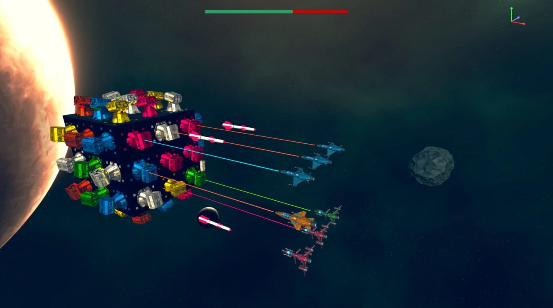 Space Cube Tower Defense screenshot 1