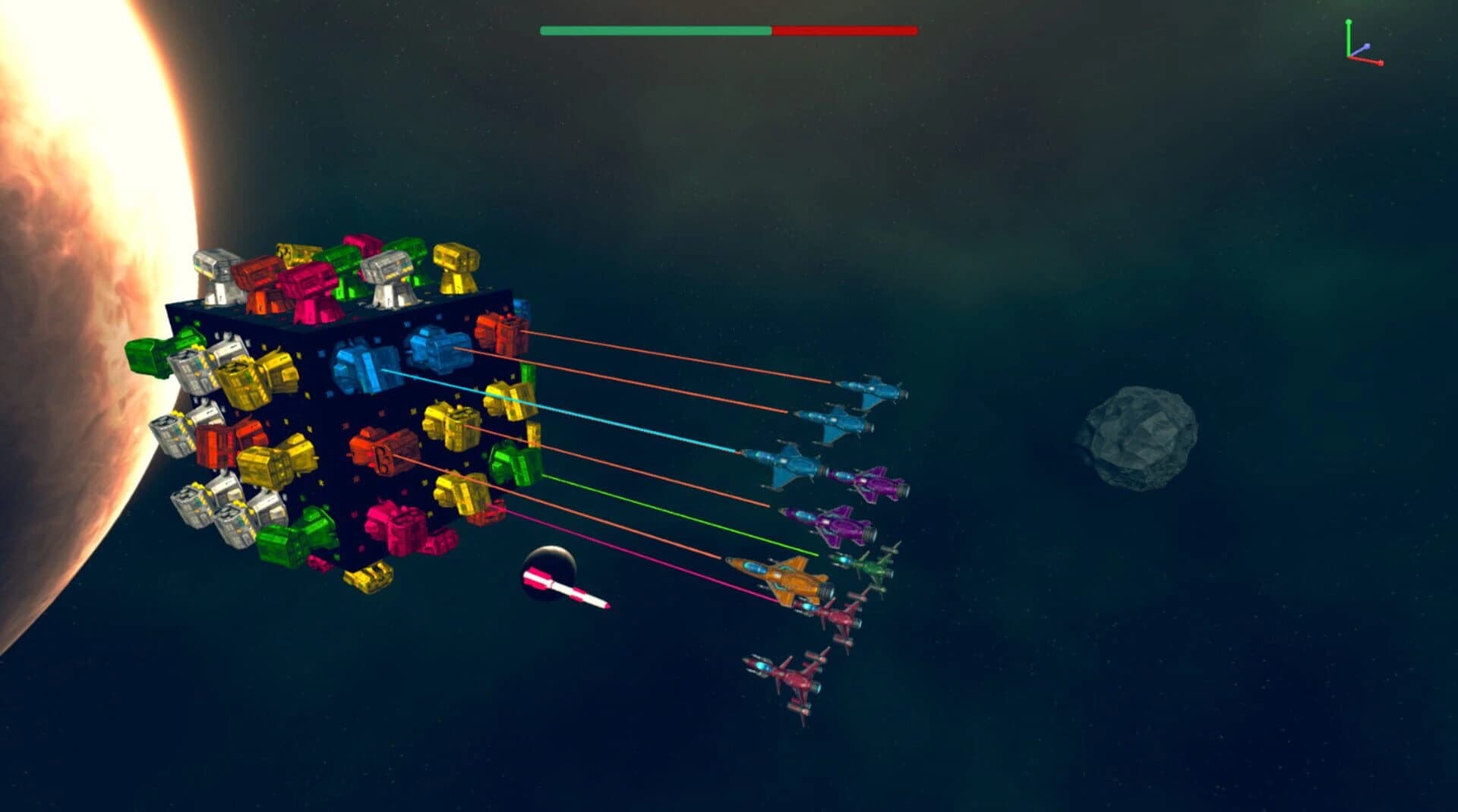 Space Cube Tower Defense screenshot 2