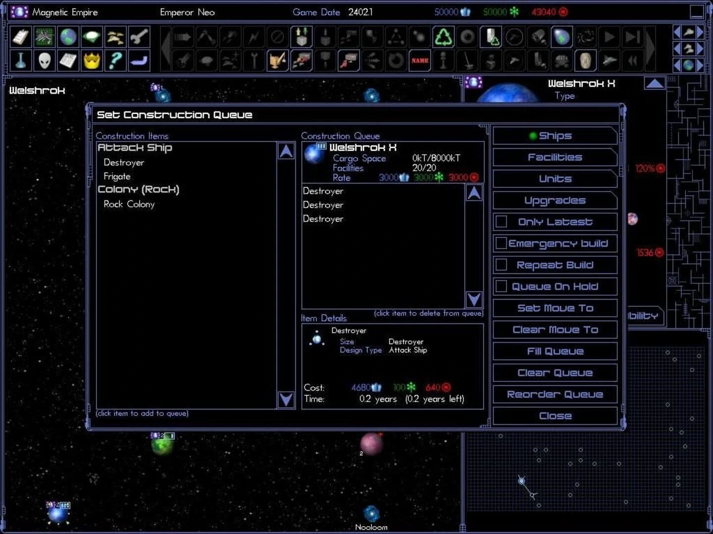 Space Empires IV screenshot 2