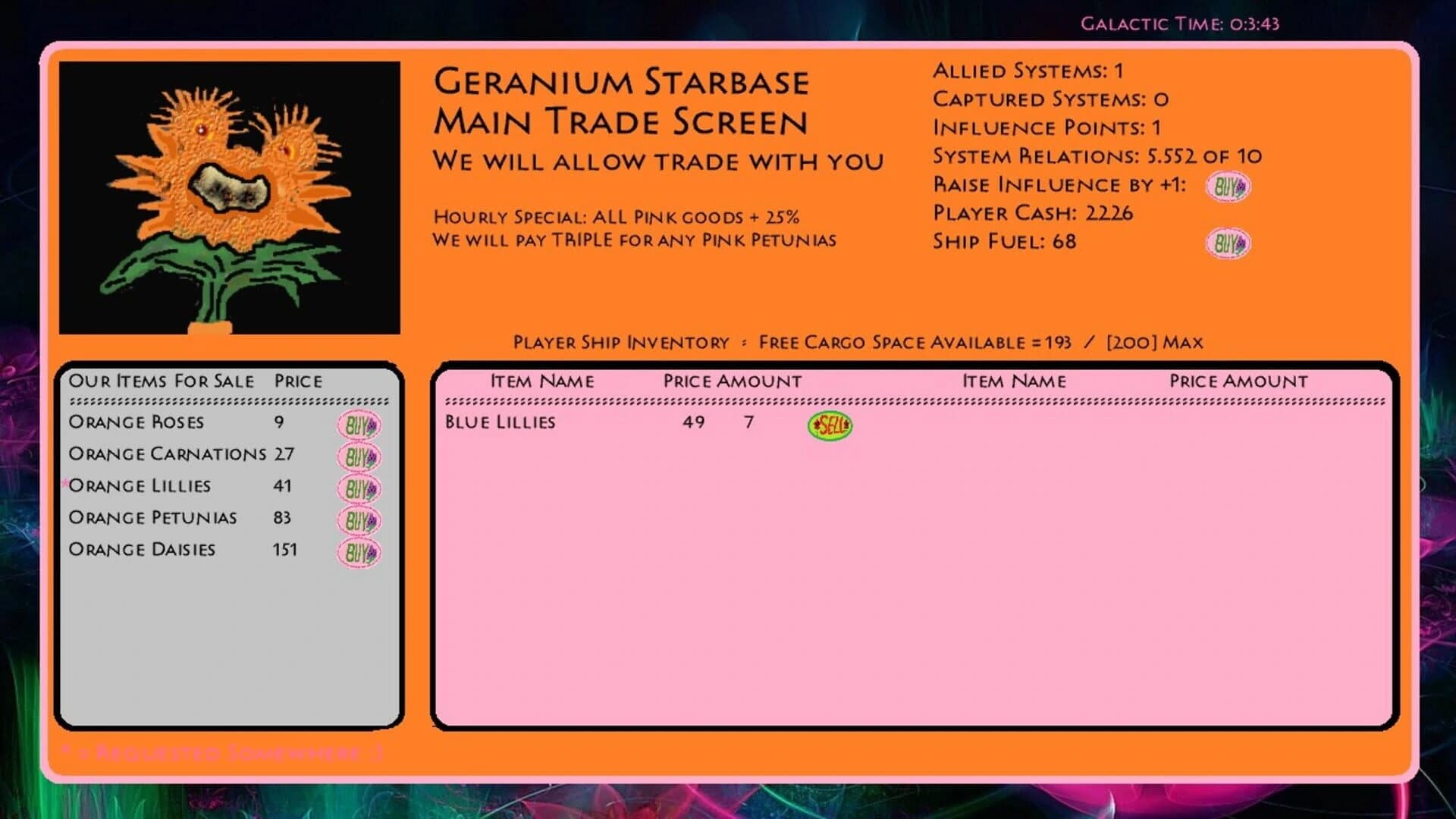 Space Flowers screenshot 4