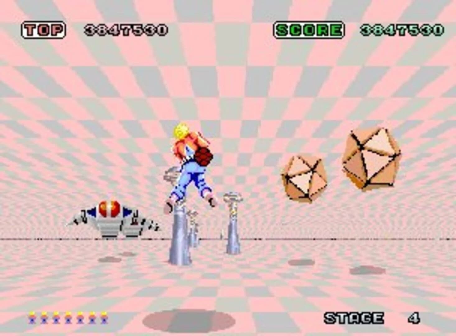 Space Harrier screenshot 1