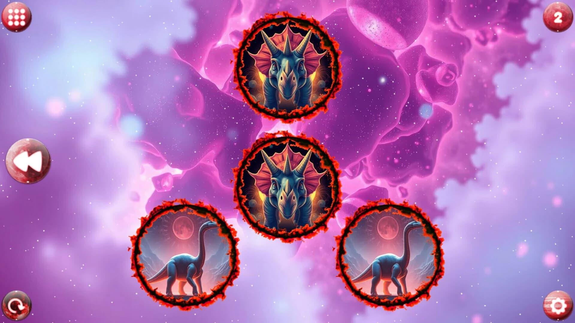 Space Memory: Dinosaurs screenshot 1
