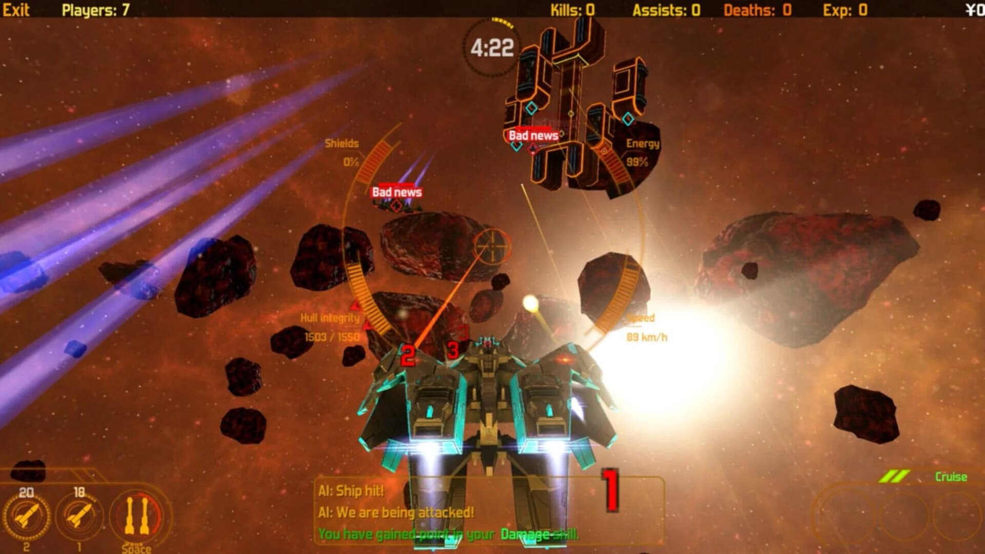 Space Merchants: Arena screenshot 1