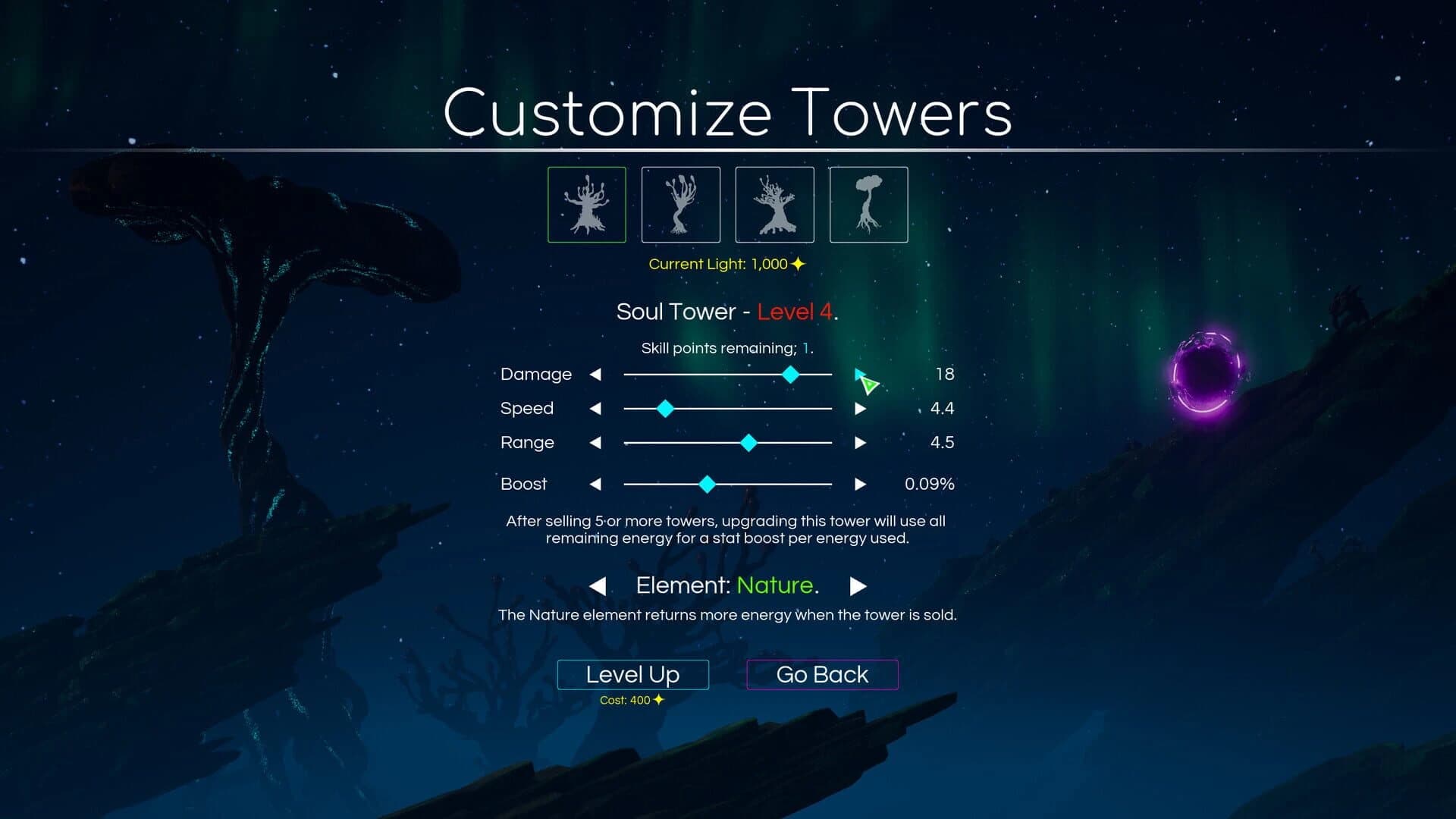 Space Nature Attack Tower Defense screenshot 5