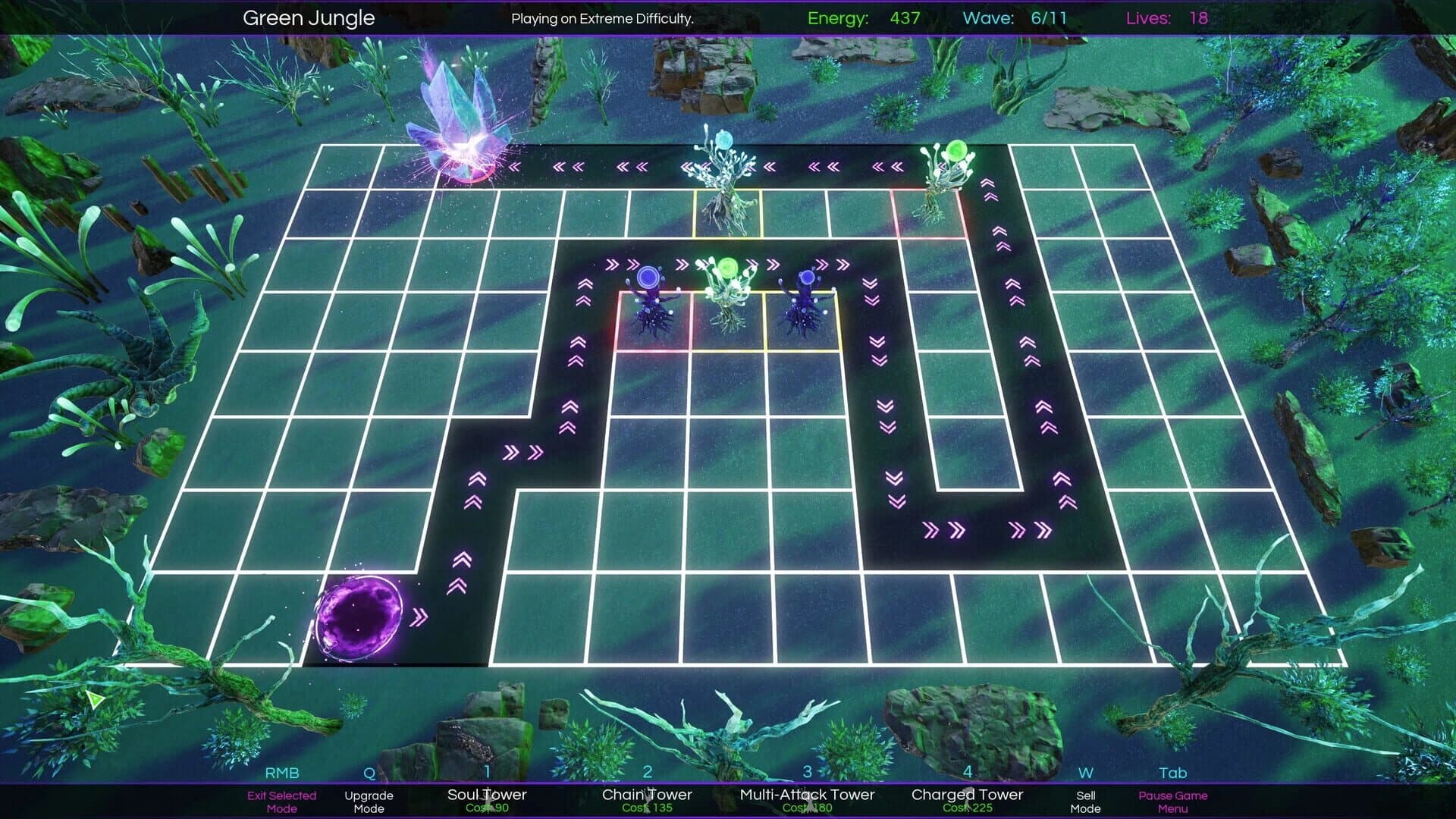 Space Nature Attack Tower Defense screenshot 4