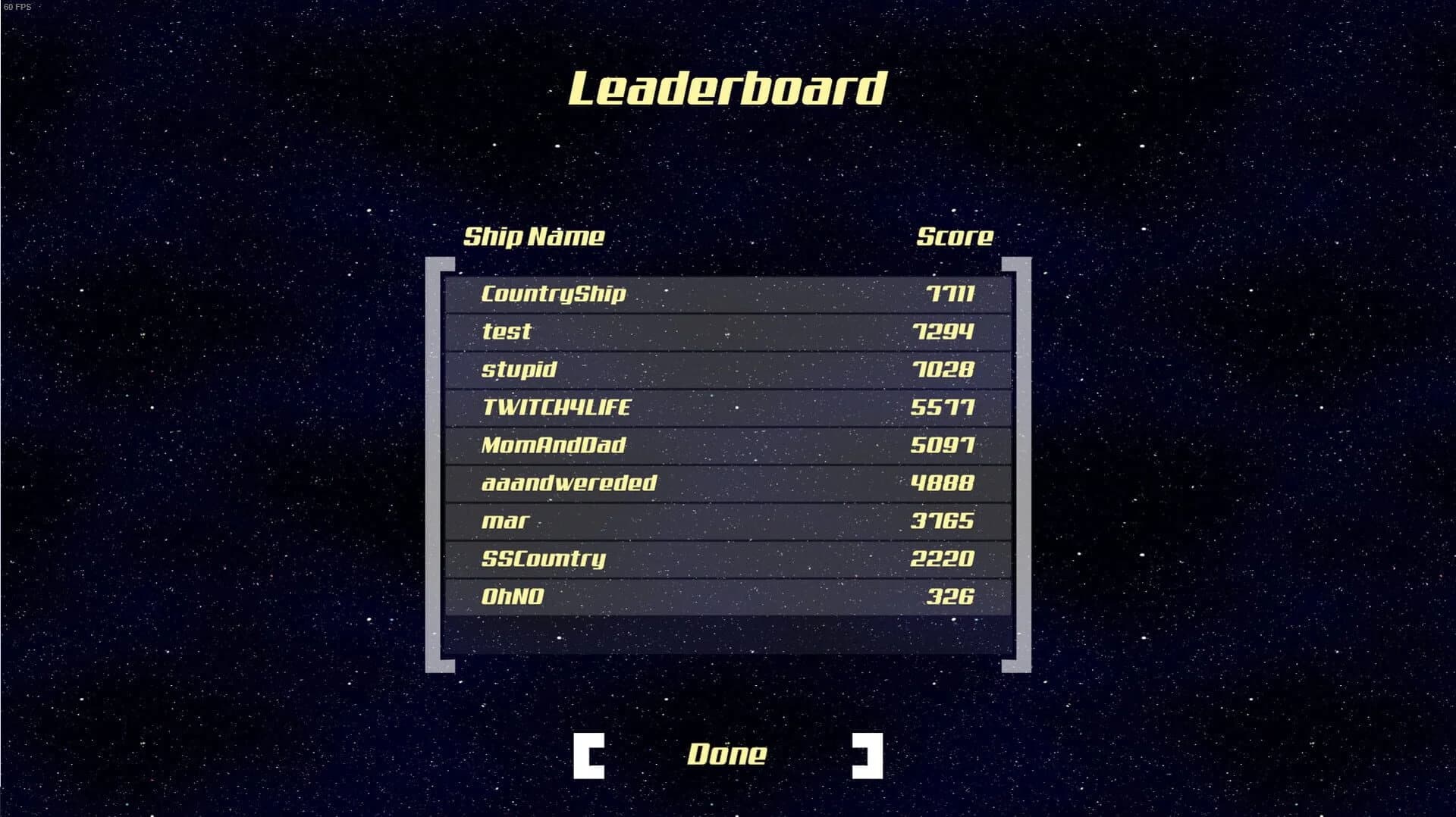 Space Ship Commander screenshot 1