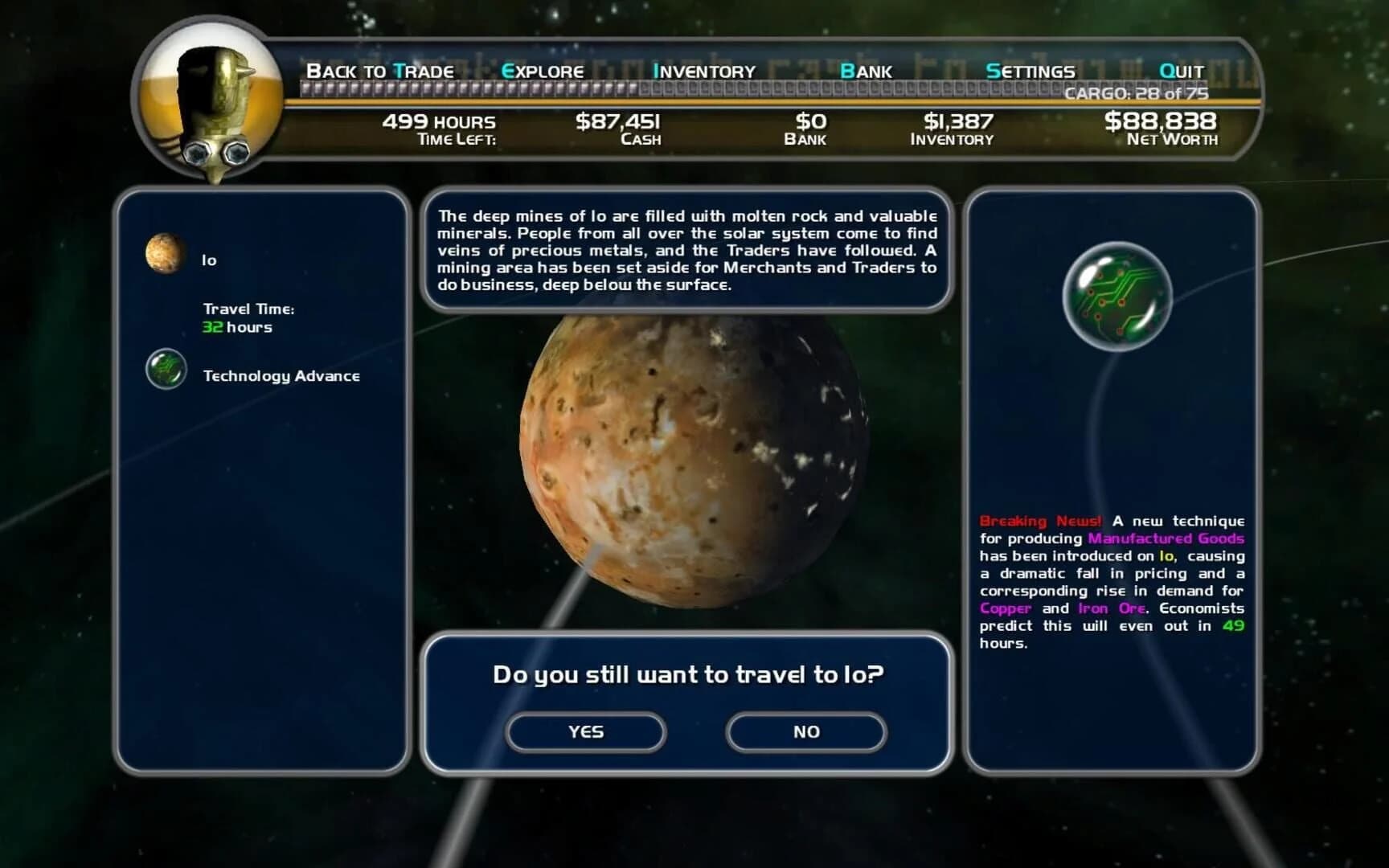 Space Trader: Merchant Marine screenshot 2
