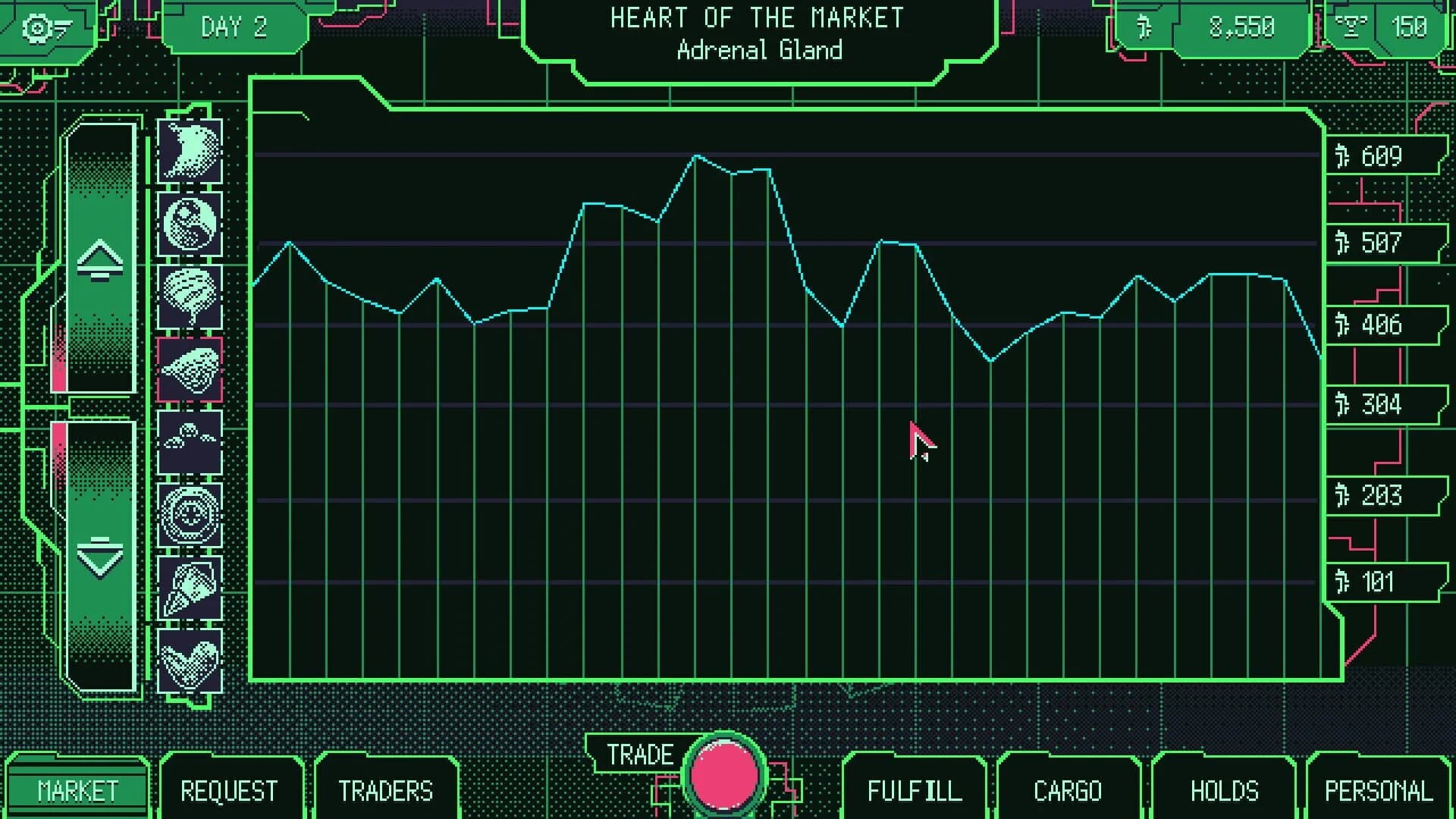 Space Warlord Organ Trading Simulator screenshot 3