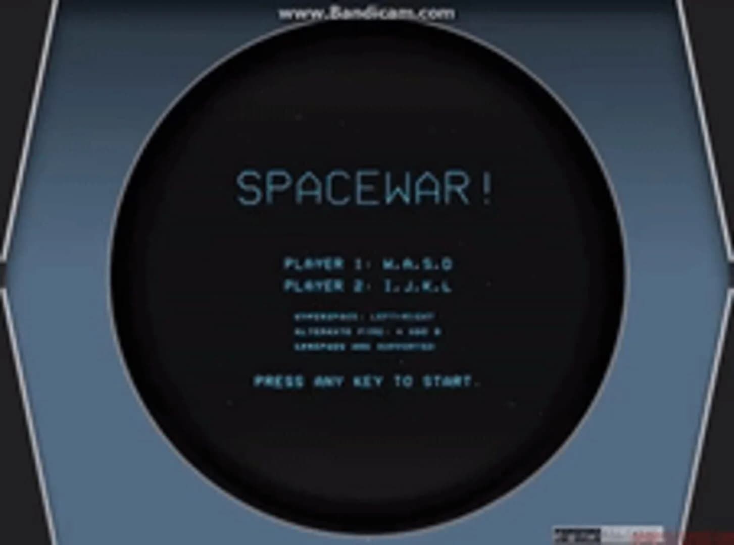Spacewar! screenshot 1